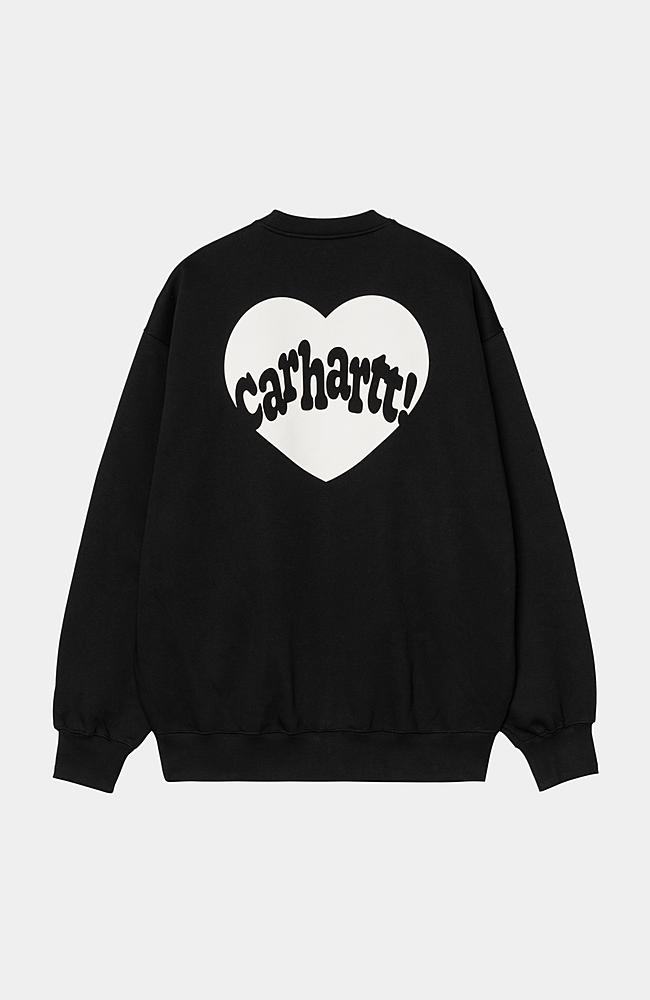 【Carhartt】 AMOUR SWEATSHIRT Carhartt WIP Amour Sweatshirt, Black | Official Online Store