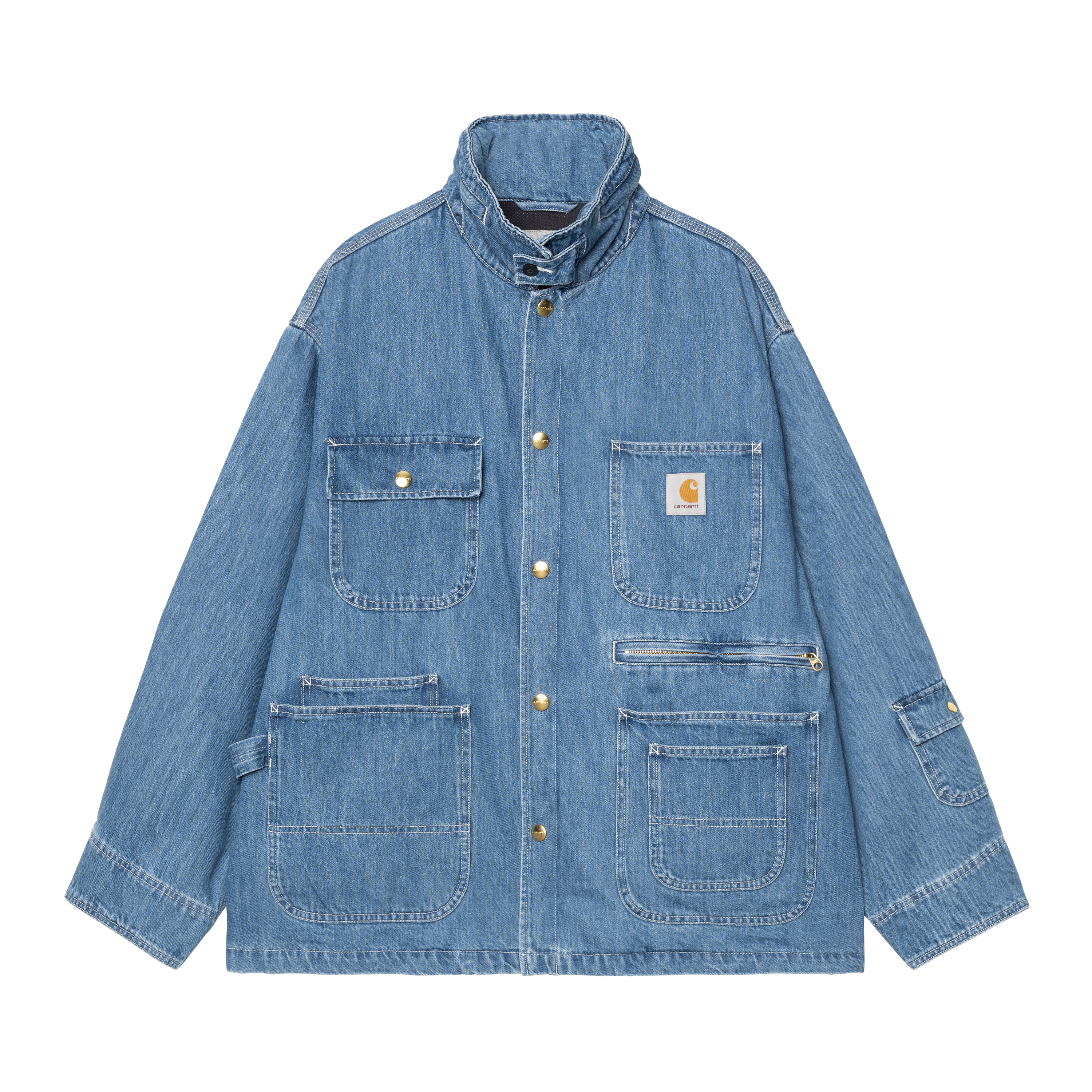 Carhartt WIP Denim Chore Coat Max in Blue