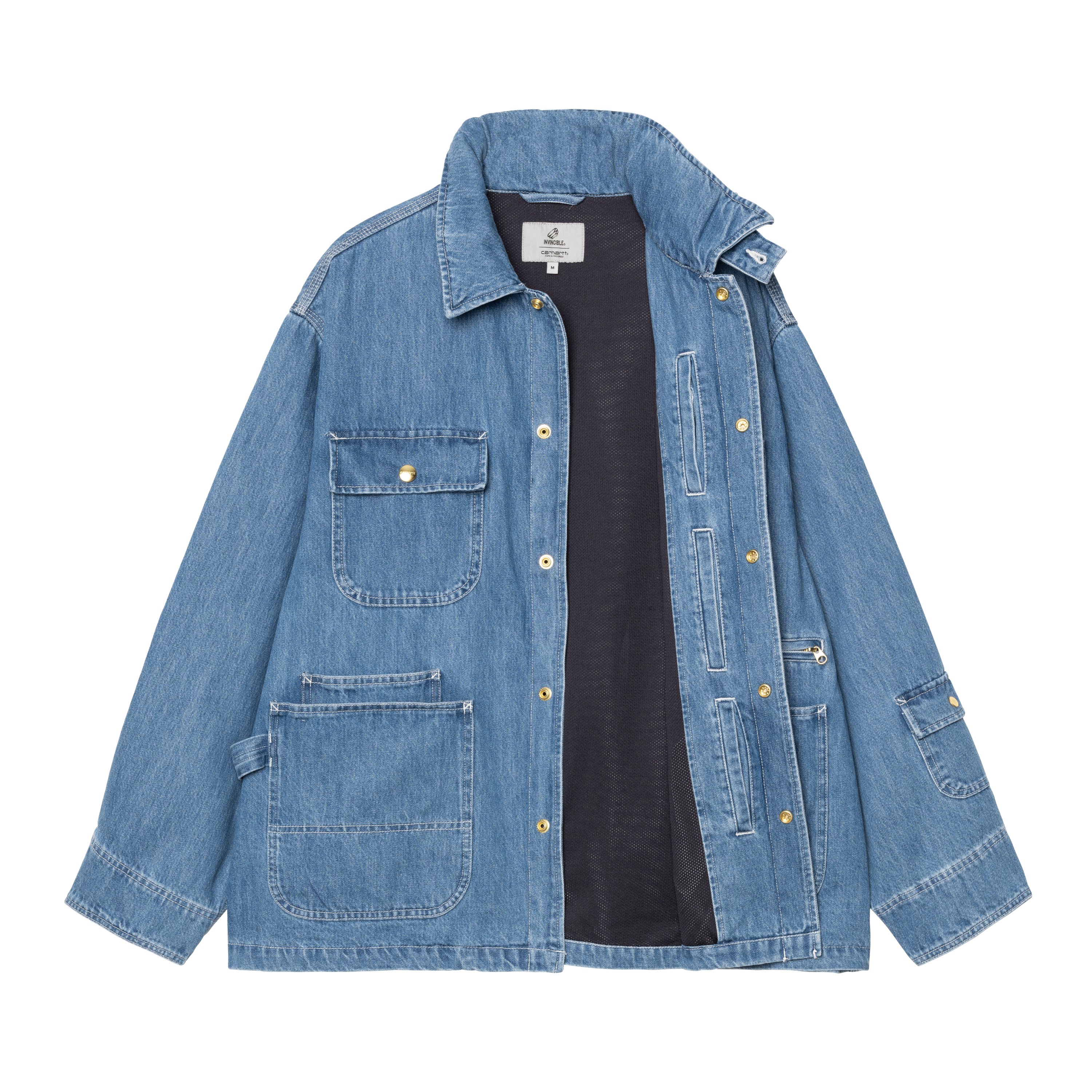 Carhartt WIP Denim Chore Coat Max Blue Official Online Store