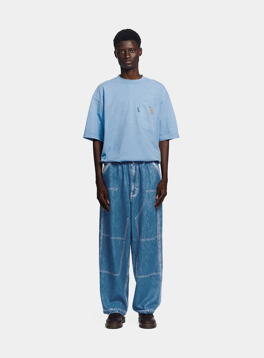 Carhartt WIP Removed Pocket Double Knee Pant, Blue Carhartt WIP Removed Pocket Double Knee Pant, Blue