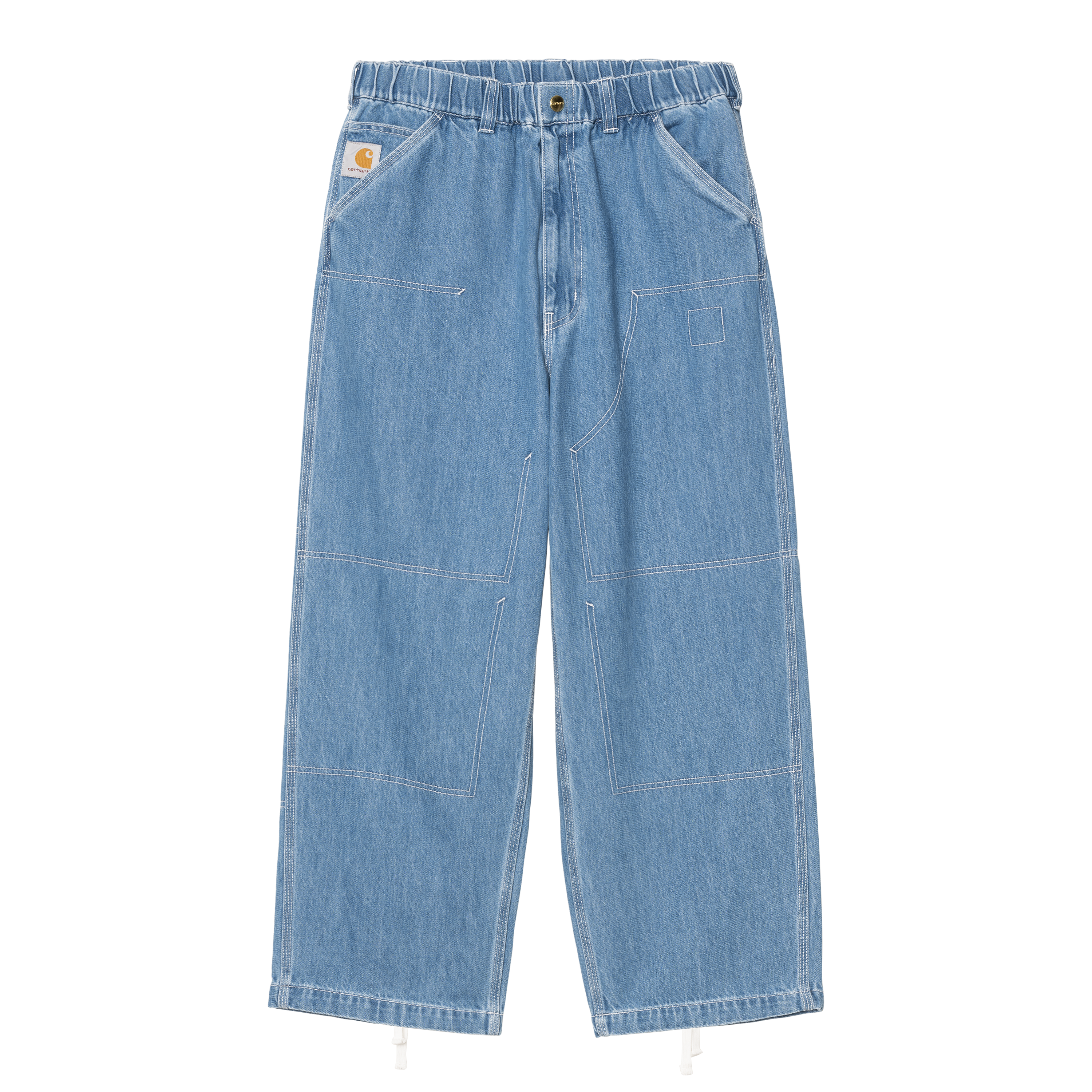 Carhartt WIP Removed Pocket Double Knee Pant in Blue