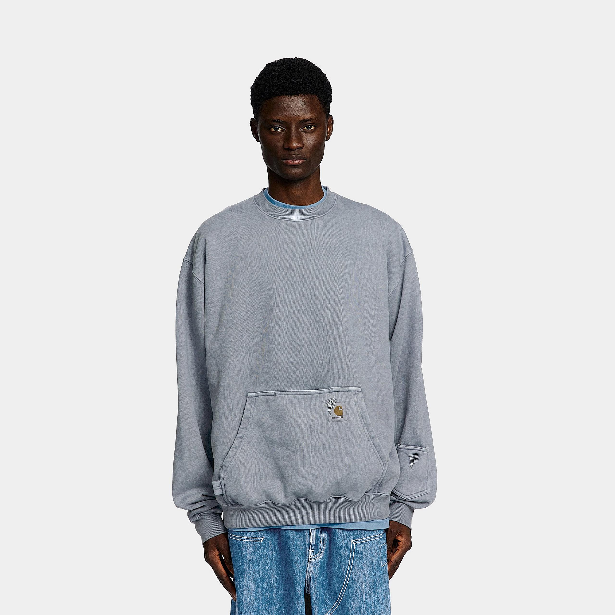 Carhartt WIP x INVINCIBLE® Pigment Dyed Sweatshirt (80/20 Carhartt WIP x INVINCIBLE® Pigment Dyed Sweatshirt (80/20