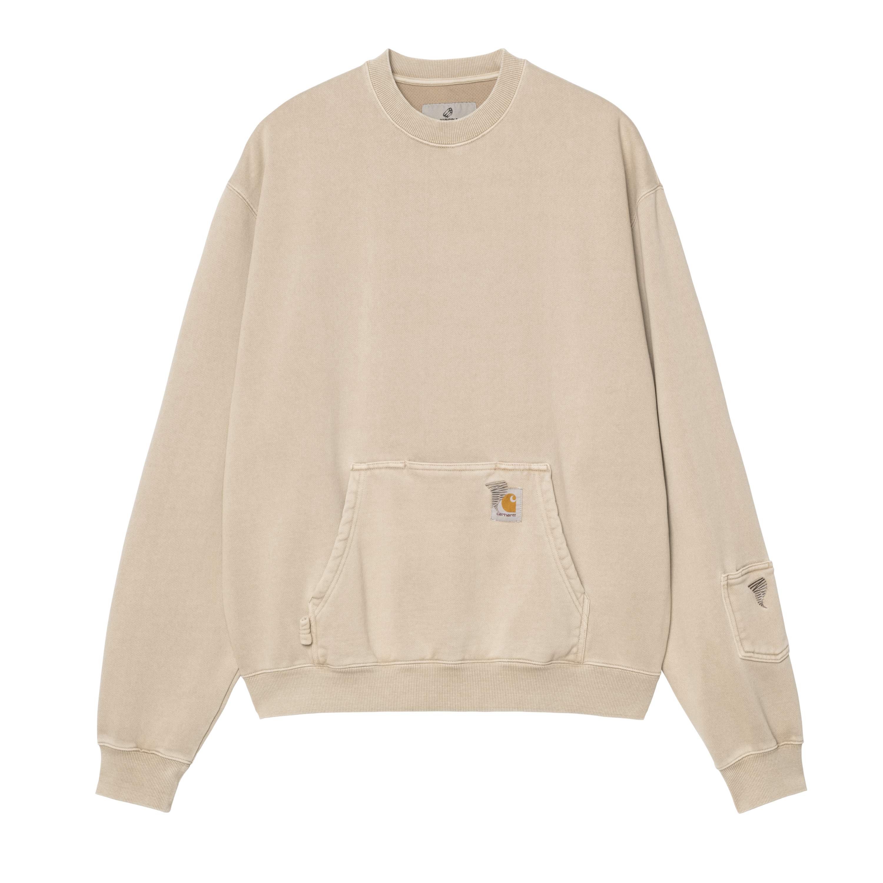 Carhartt WIP Pigment Dyed Sweatshirt en Beige