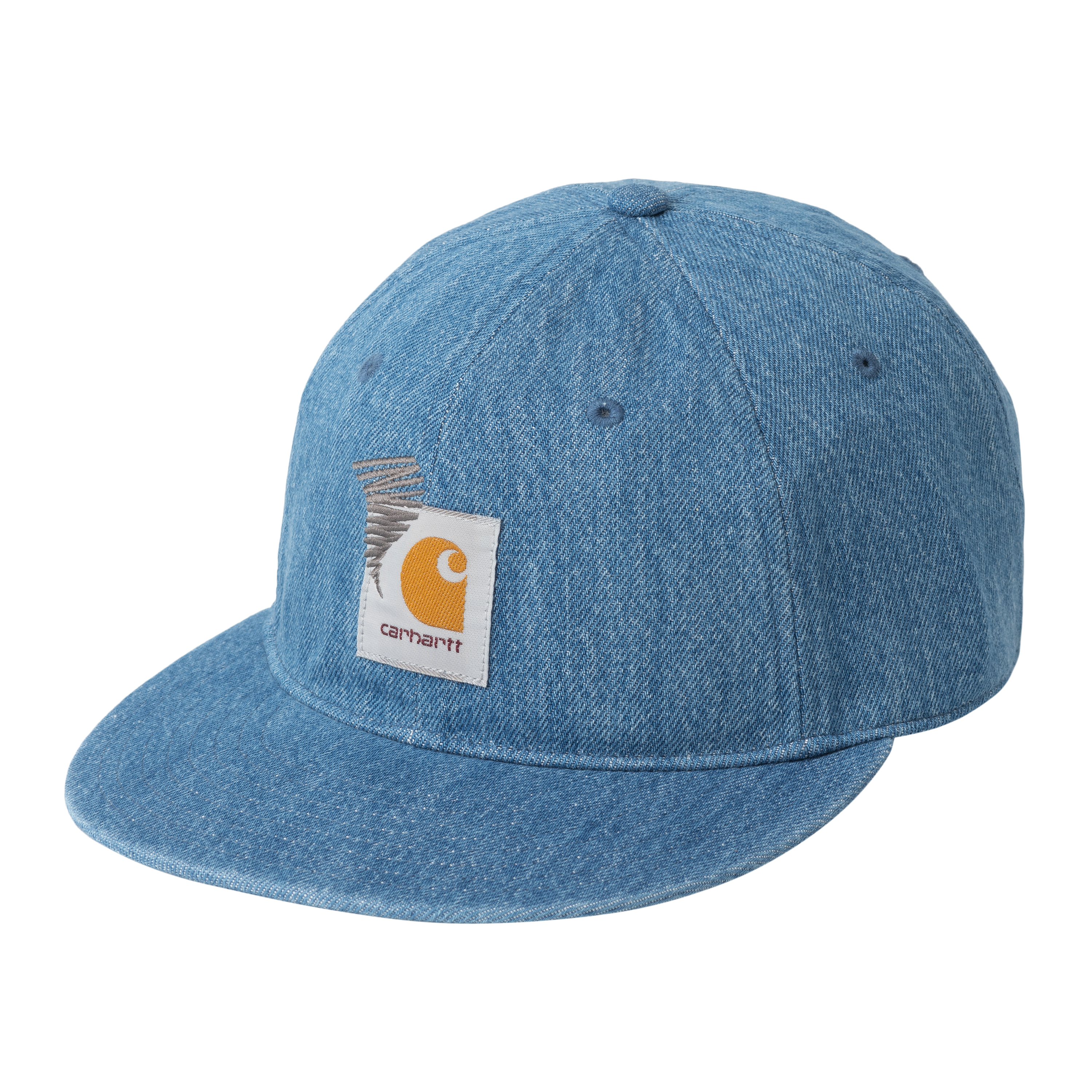 Carhartt WIP Denim 6-Panel Cap in Blue