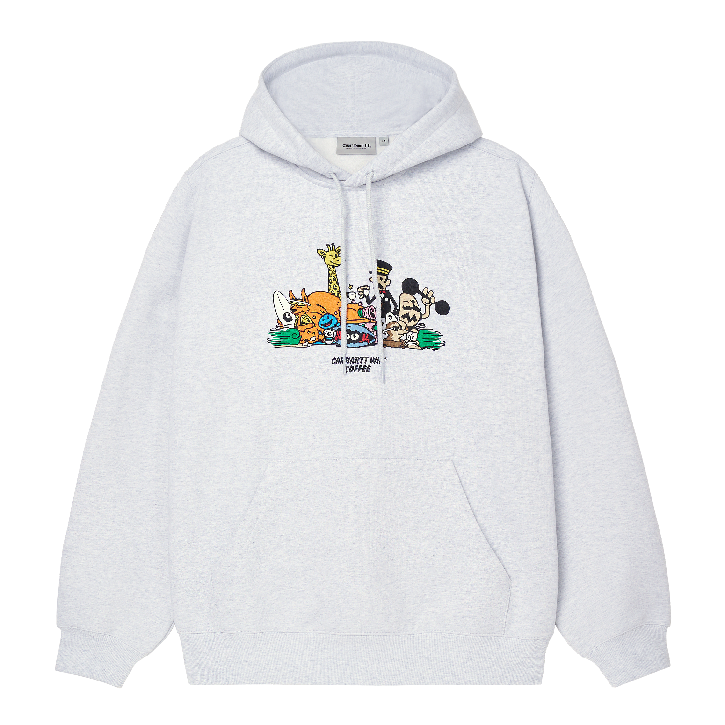 Carhartt WIP Hooded Coffee Sweatshirt FW24 Gris