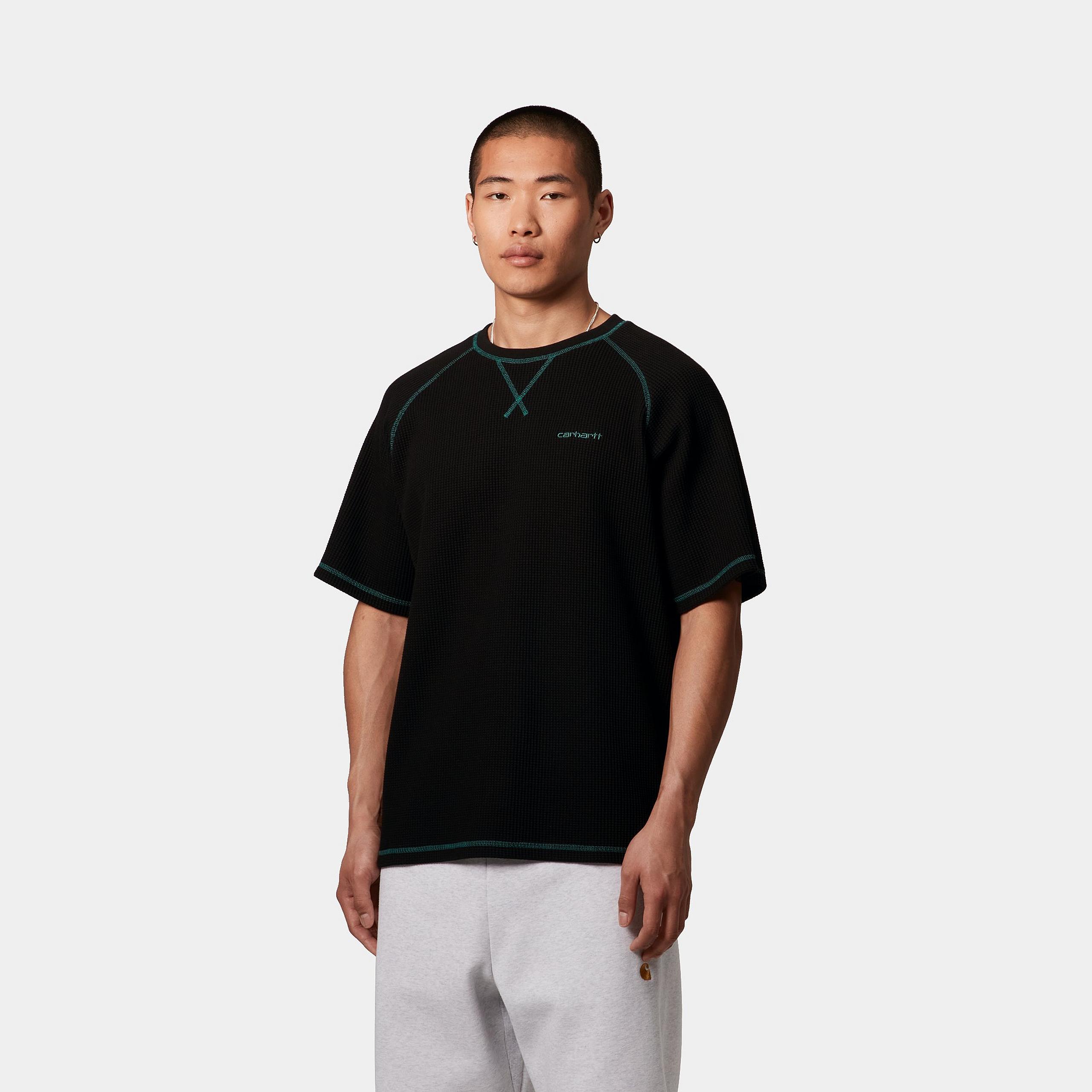 ★ドイツ発*carhartt WIP*新作*Waffle Panel Tシャツ/NATURAL★ Carhartt WIP S/S Waffle Panel T-Shirt (60/40% Cotton