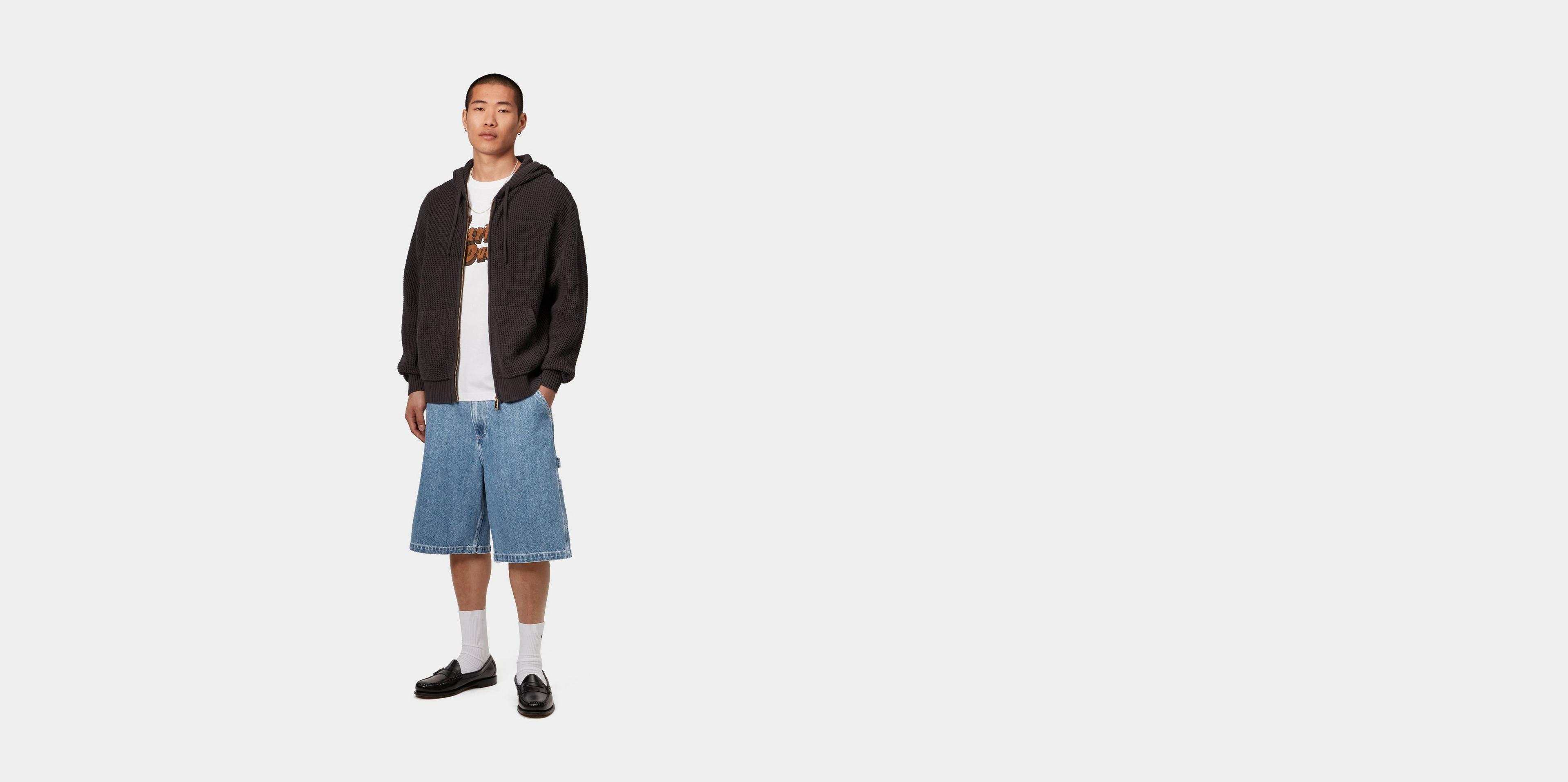ハーフ・ショートパンツ CARHARTT NASH SINGLE KNEE LONG SHORT 5FT1059 org.jpg