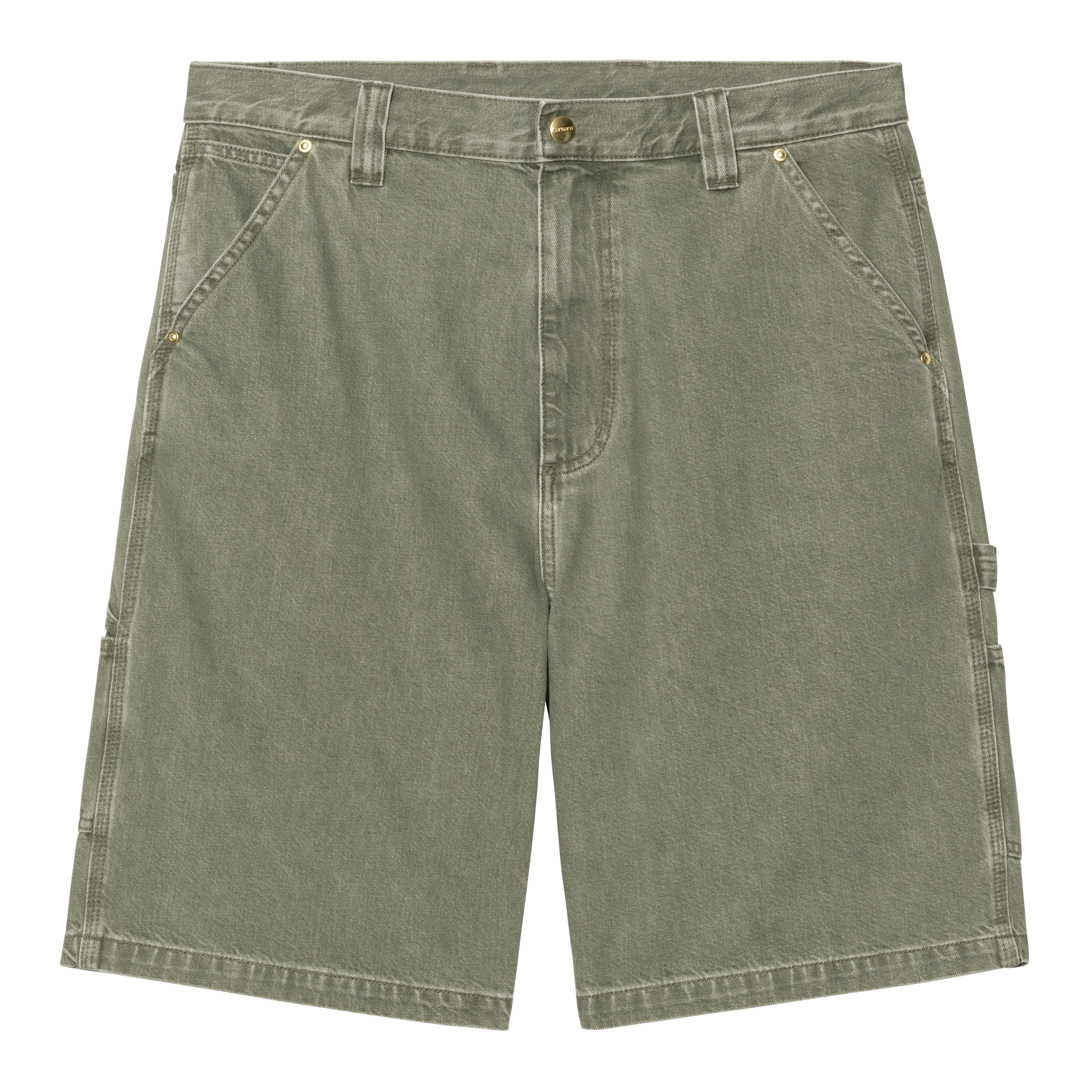 パンツ CarharttWIP NASH SINGLE KNEE LONG SHORT Carhartt WIP Nash Single Knee Long Short, Army Green