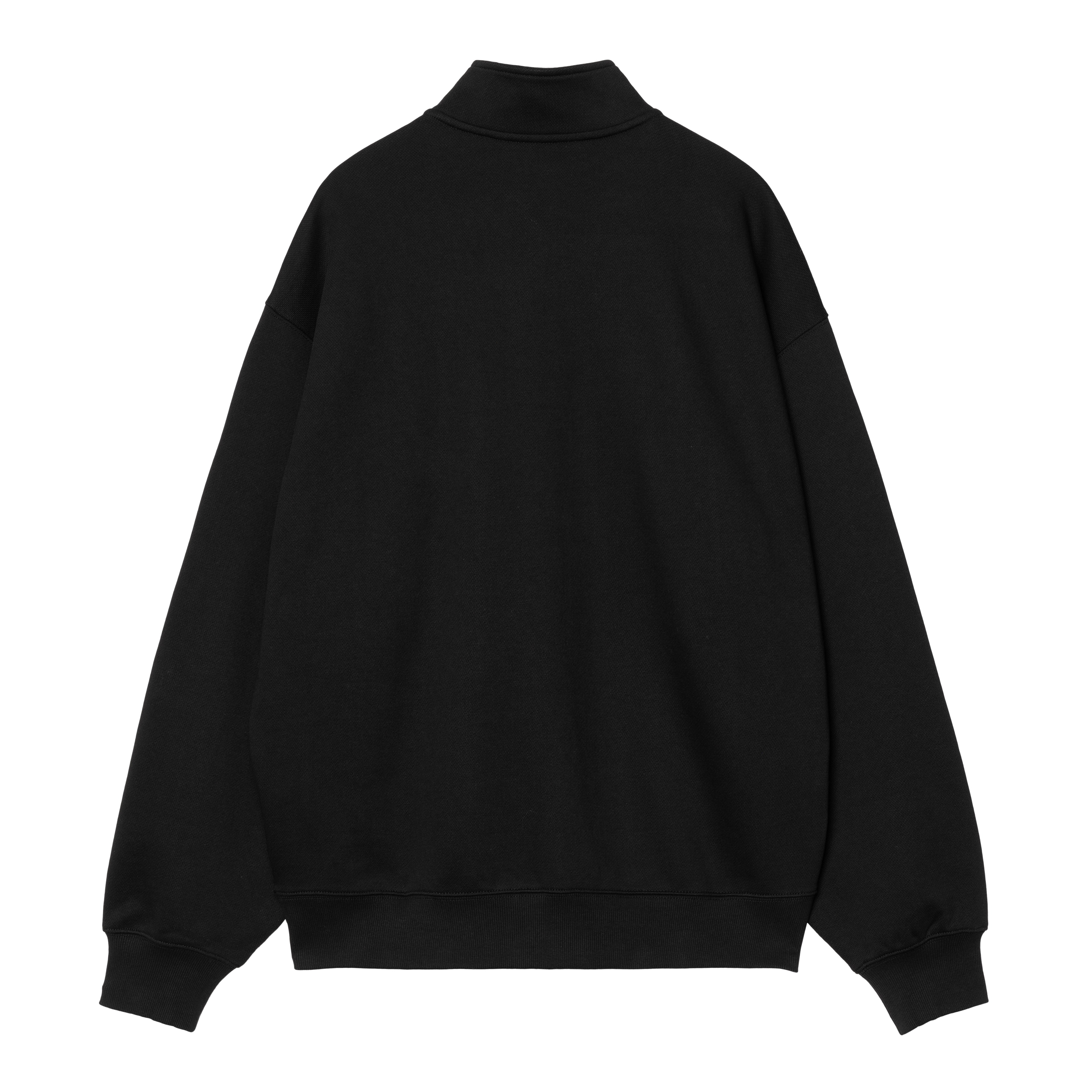 Carhartt WIP Script Half Zip Sweatshirt, Black/White