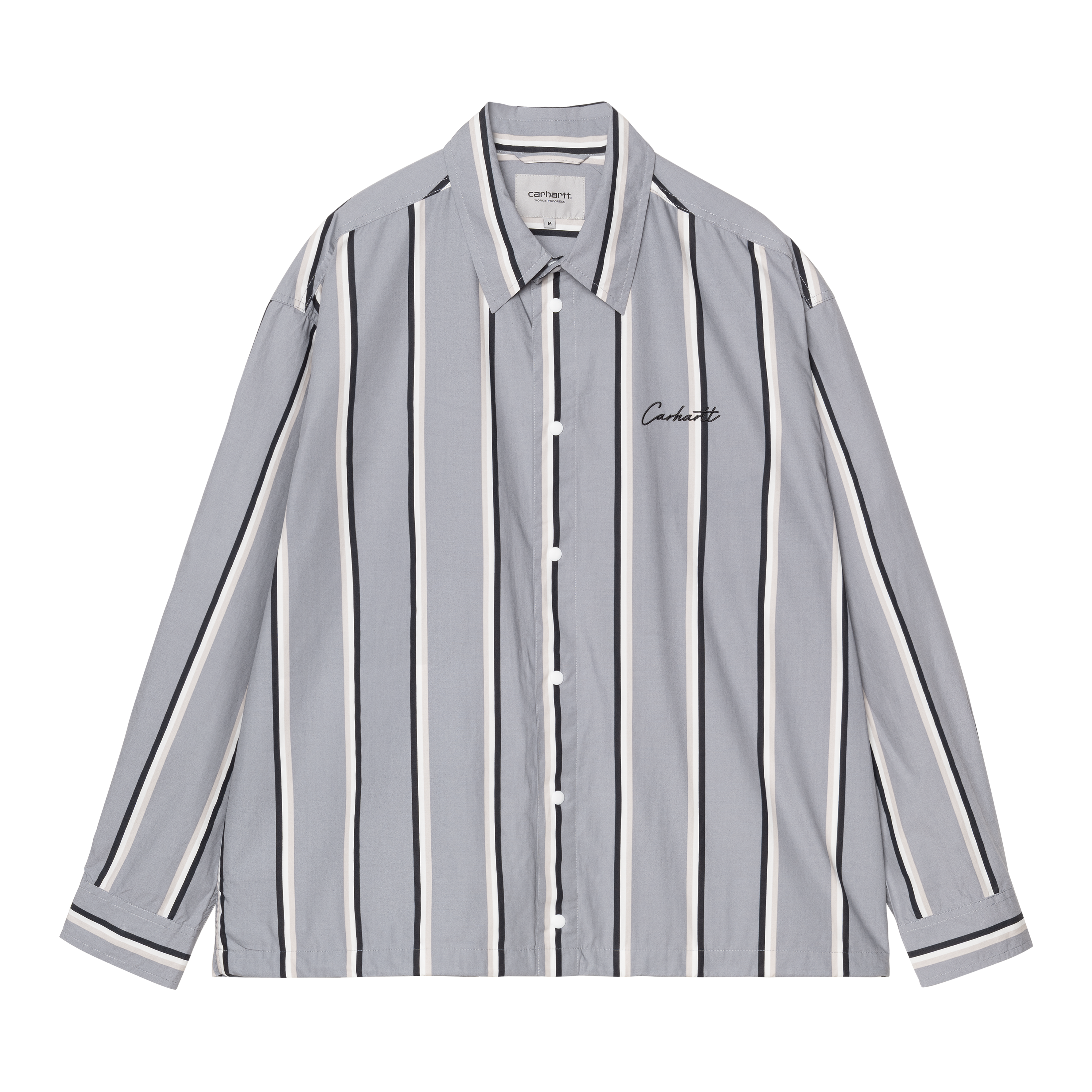 Carhartt WIP L/S Todd Shirt, Mirror/Black | Official Online Store