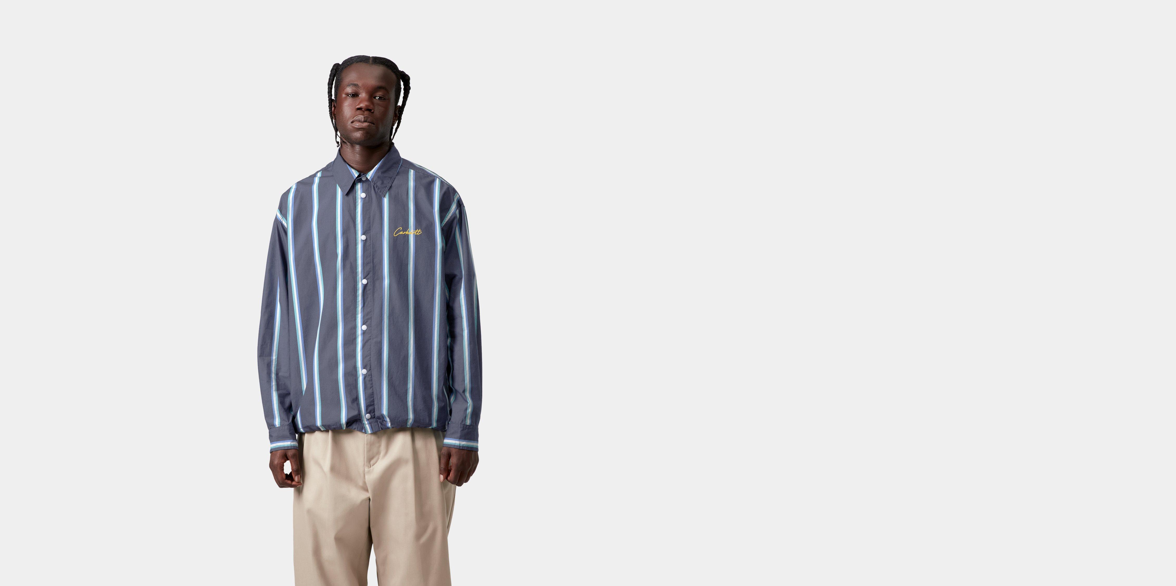 Carhartt WIP L/S Todd Shirt Navy/Yarrow | blue | XS | Men