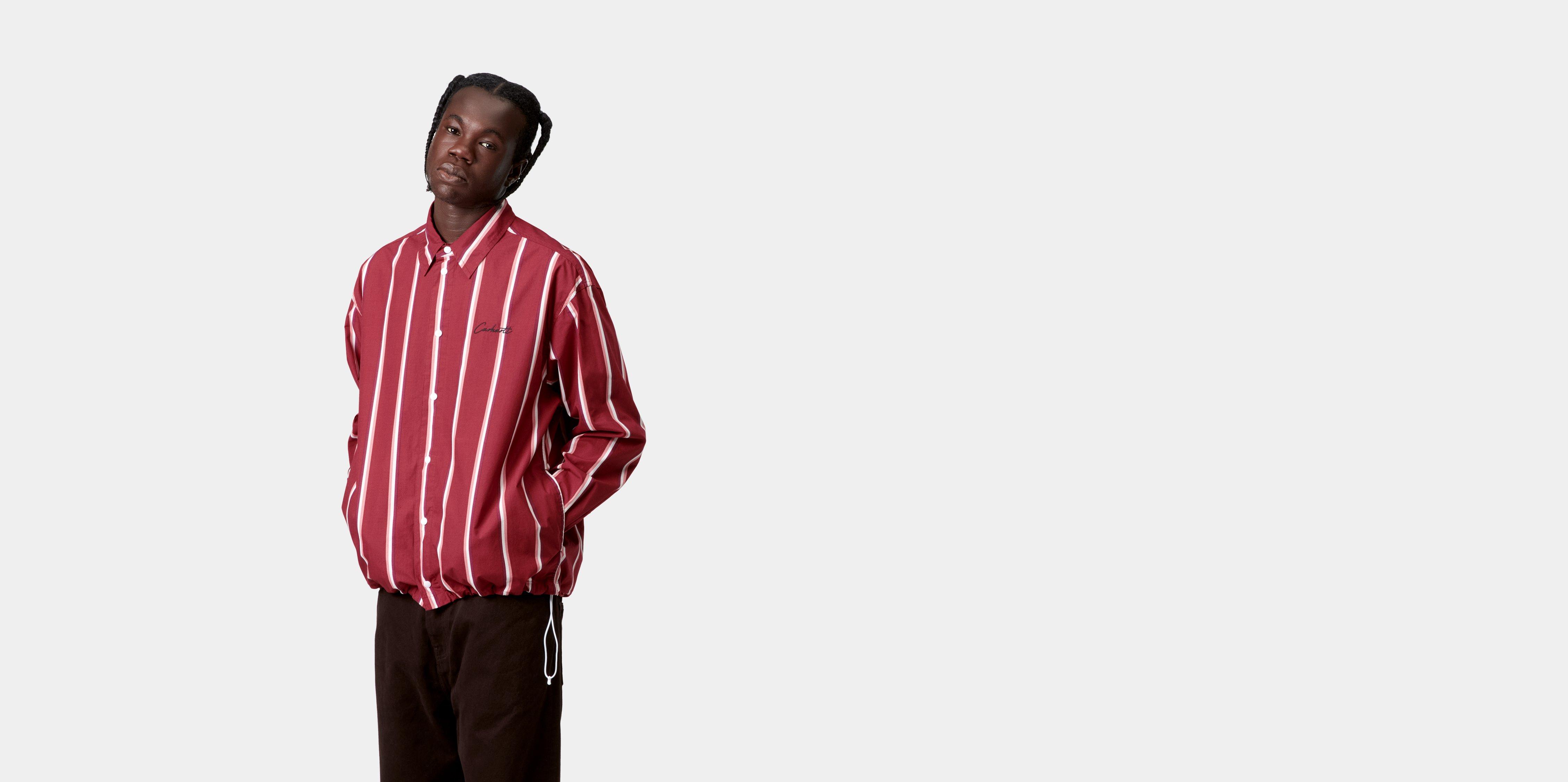 Carhartt WIP L/S Todd Shirt Scarlet/Black | red | S | Men