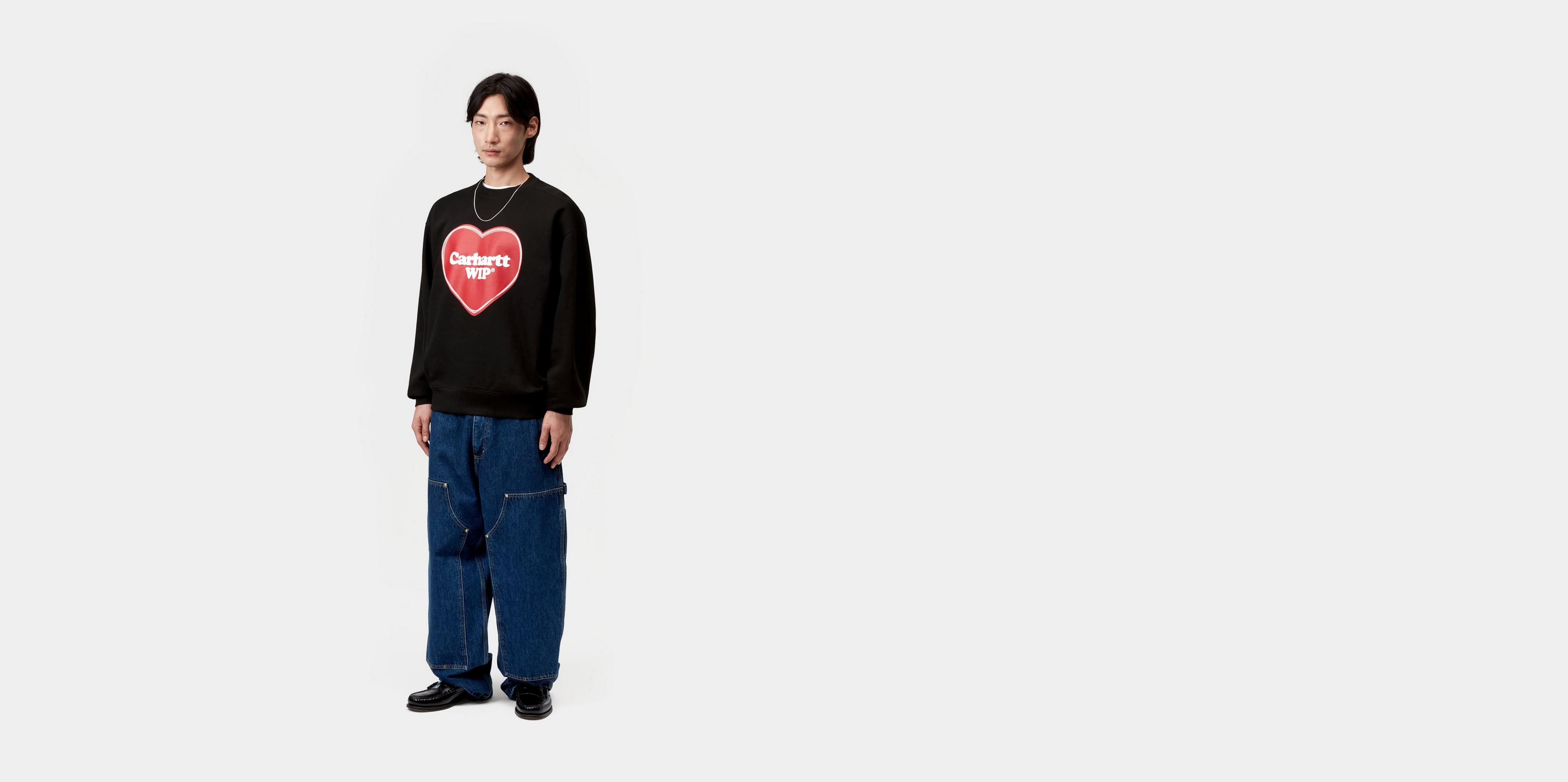 Carhartt WIP Kindness Heart Sweatshirt, Black | Official Online Store