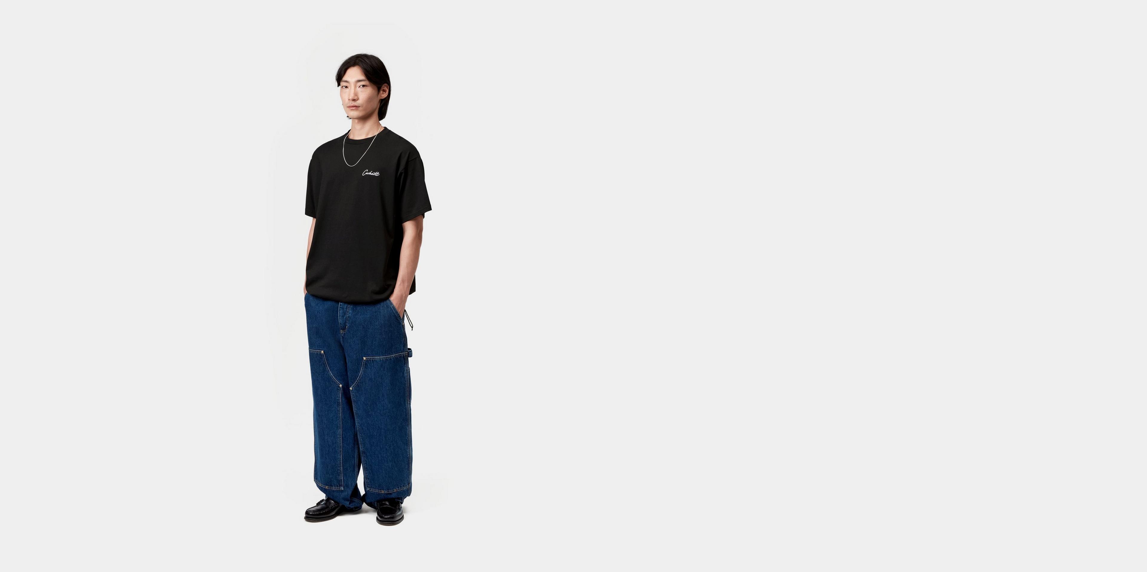 Carhartt WIP S/S Jagger T-Shirt, Black/White | Official Online Store