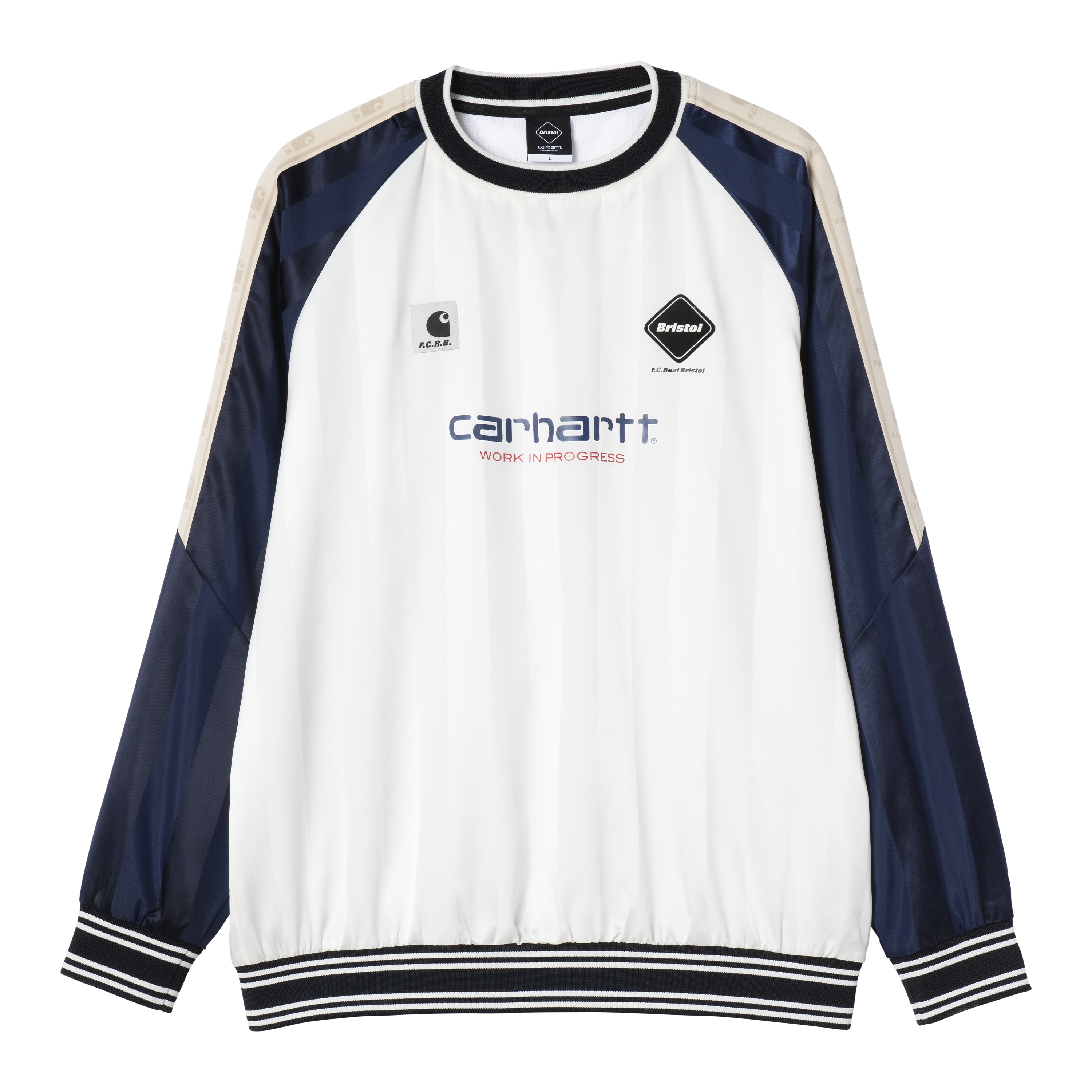 Carhartt WIP F.C.Real Bristol x Carhartt WIP Warm Up Piste, White