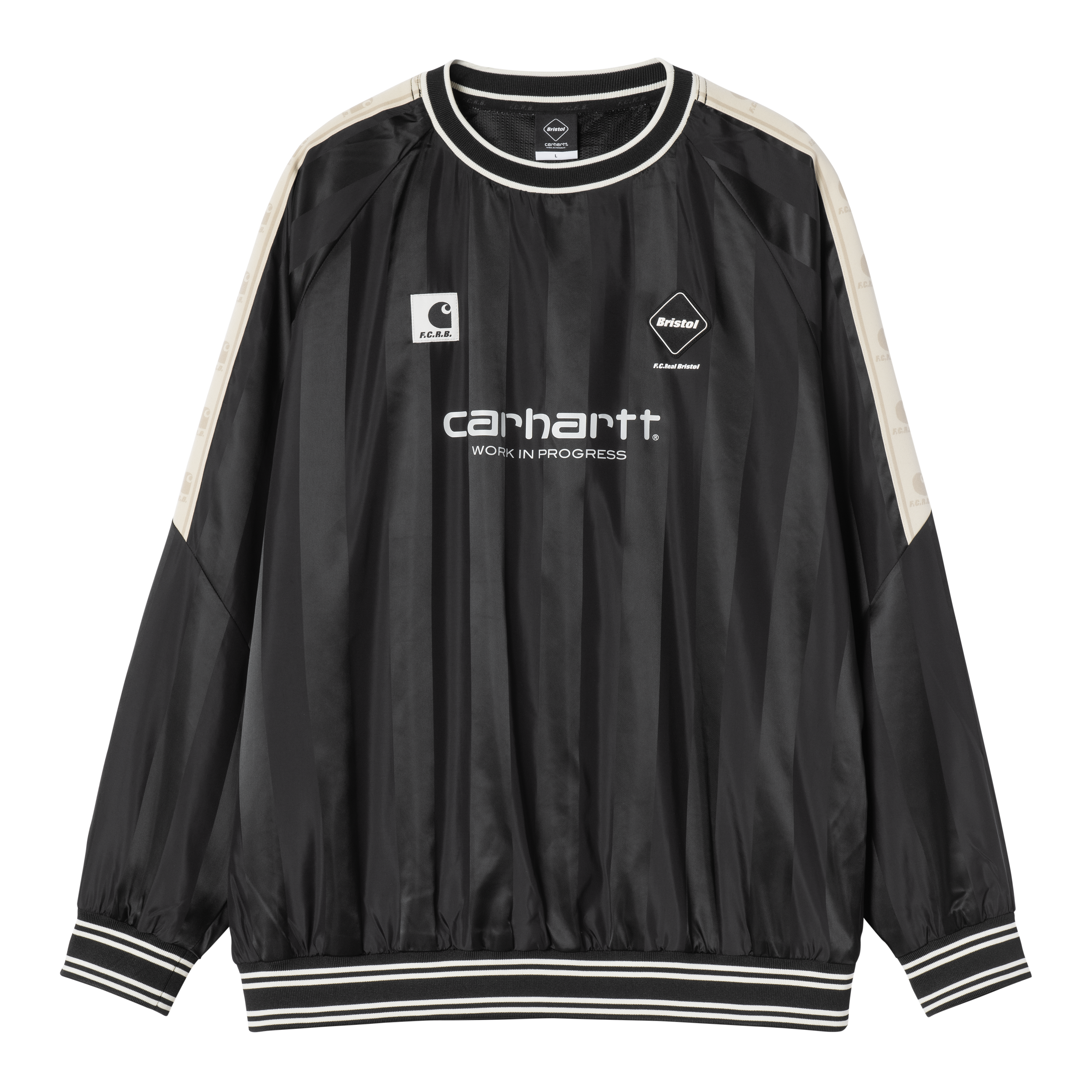Carhartt WIP F.C.Real Bristol x Carhartt WIP Warm Up Piste, Black