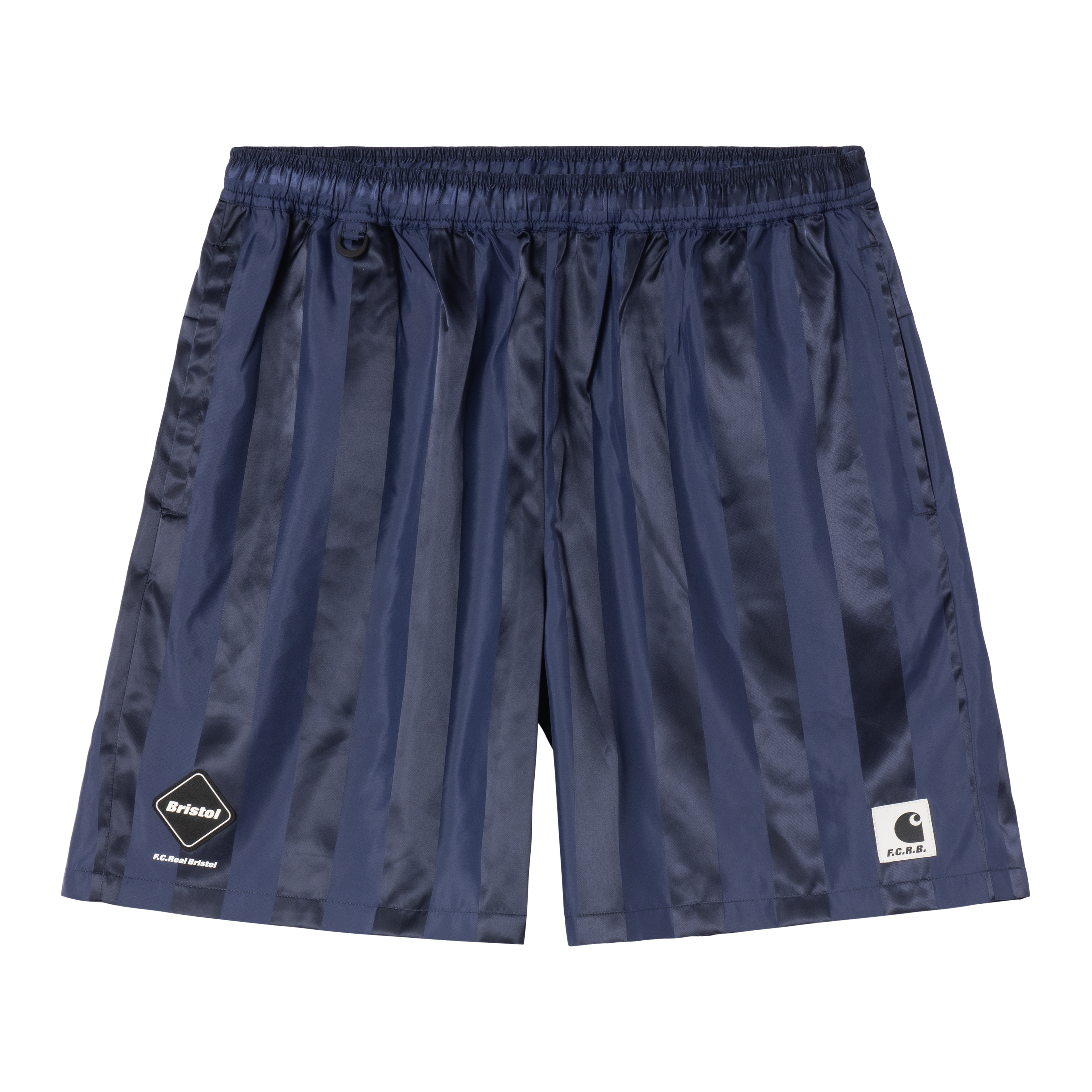 FC Real Bristol グラミチ ネイビー ショートパンツ Carhartt WIP F.C.Real Bristol x Carhartt WIP Game Shorts, Blue