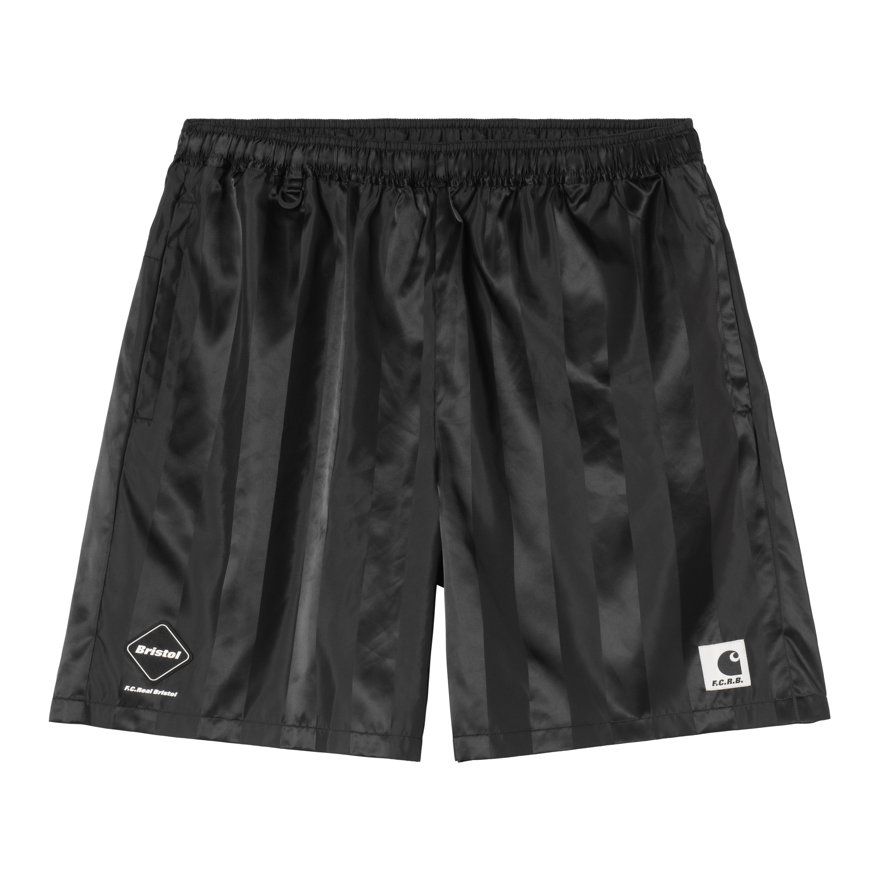 Carhartt WIP F.C.Real Bristol x Carhartt WIP Game Shorts, Black