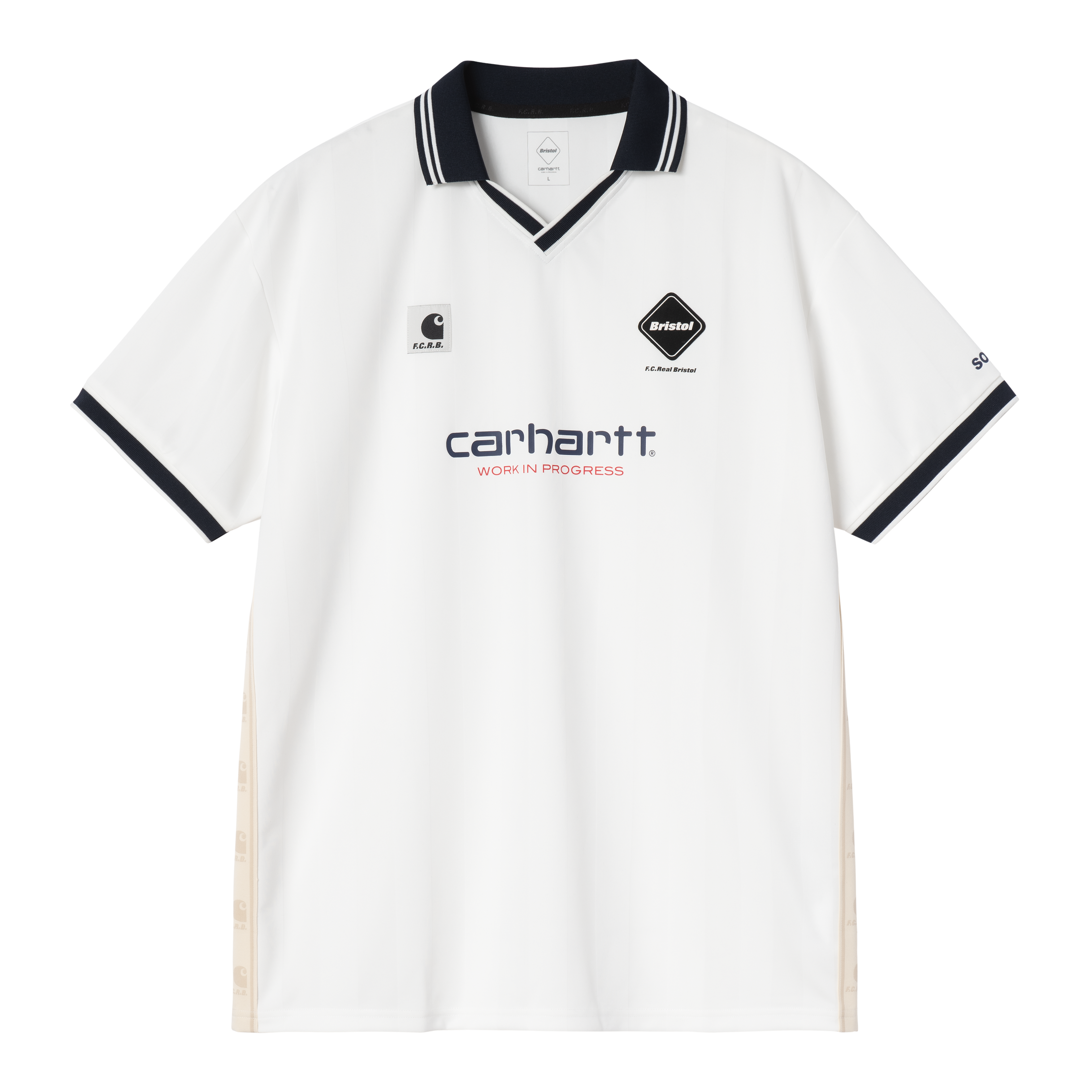 Carhartt WIP F.C.Real Bristol x Carhartt WIP Game Shirt, White