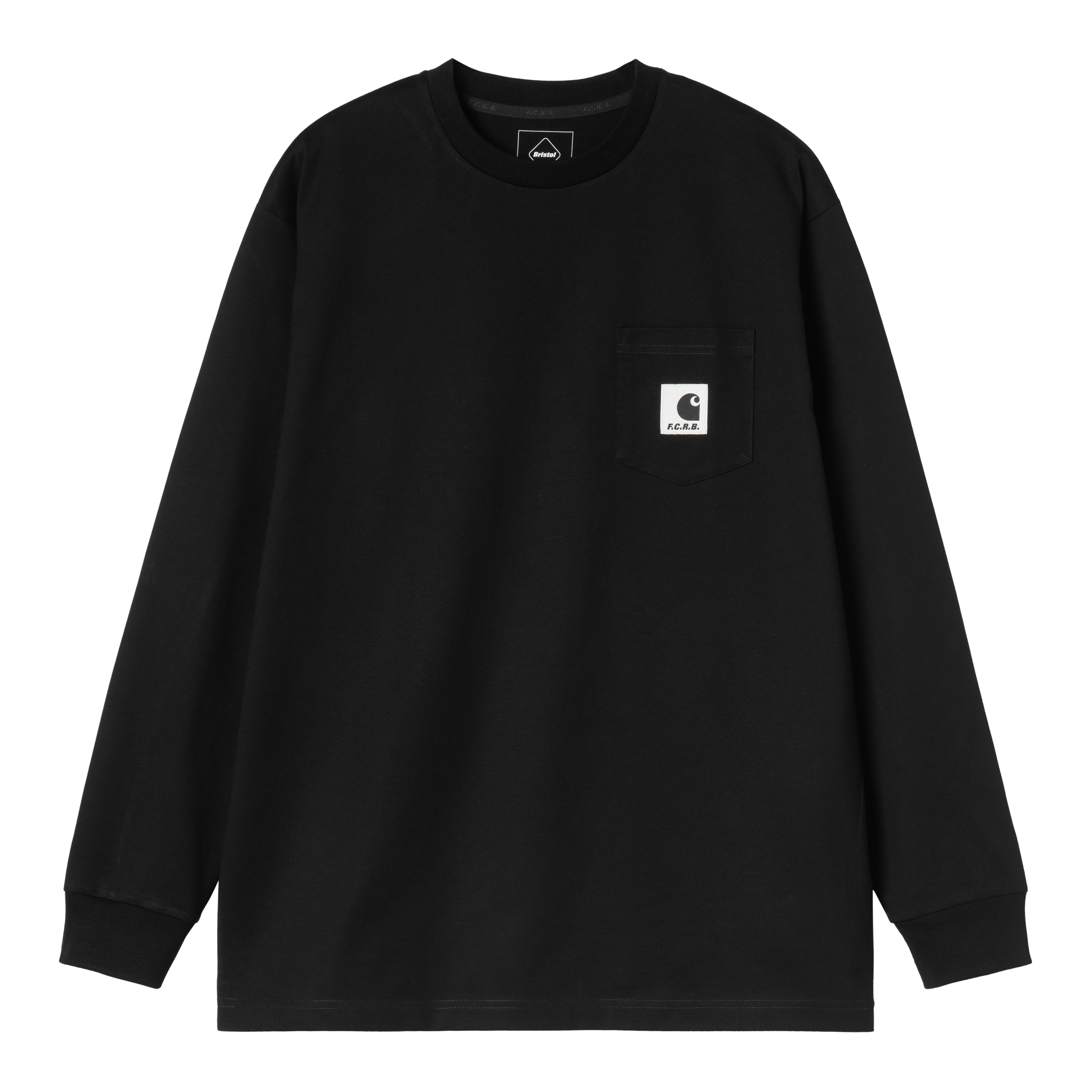トップス FCRB CARHARTT WIP L/S POCKET TEE M Carhartt WIP F.C.Real Bristol x Carhartt WIP Pocket L/S Tee, Black