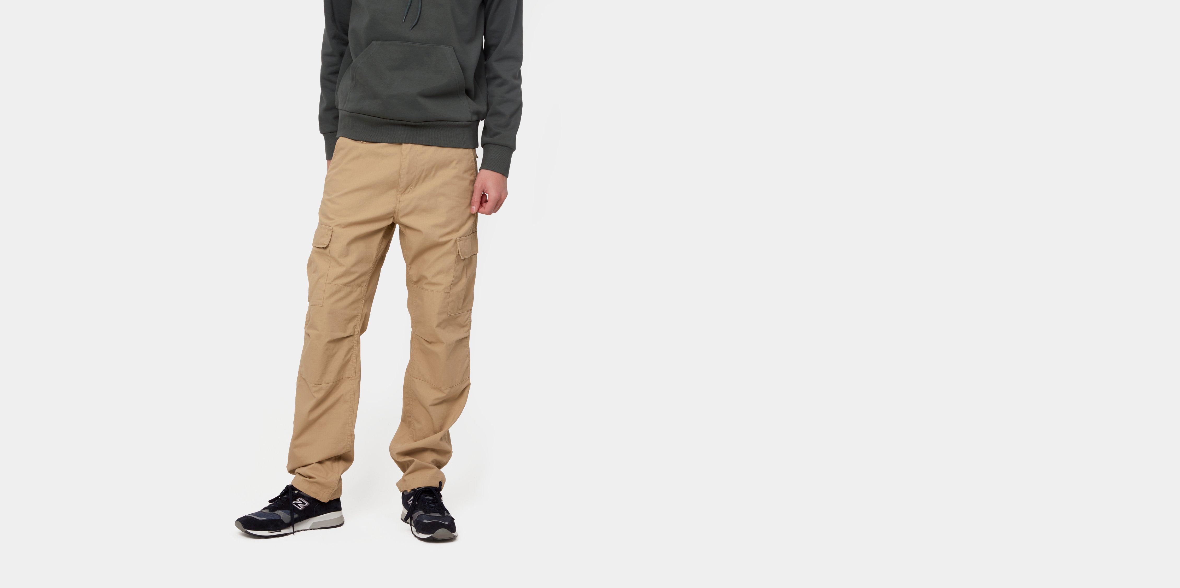 Carhartt WIP Aviation Slim Fit Printed Cotton Ripstop Cargo Trousers, $47, MR PORTER