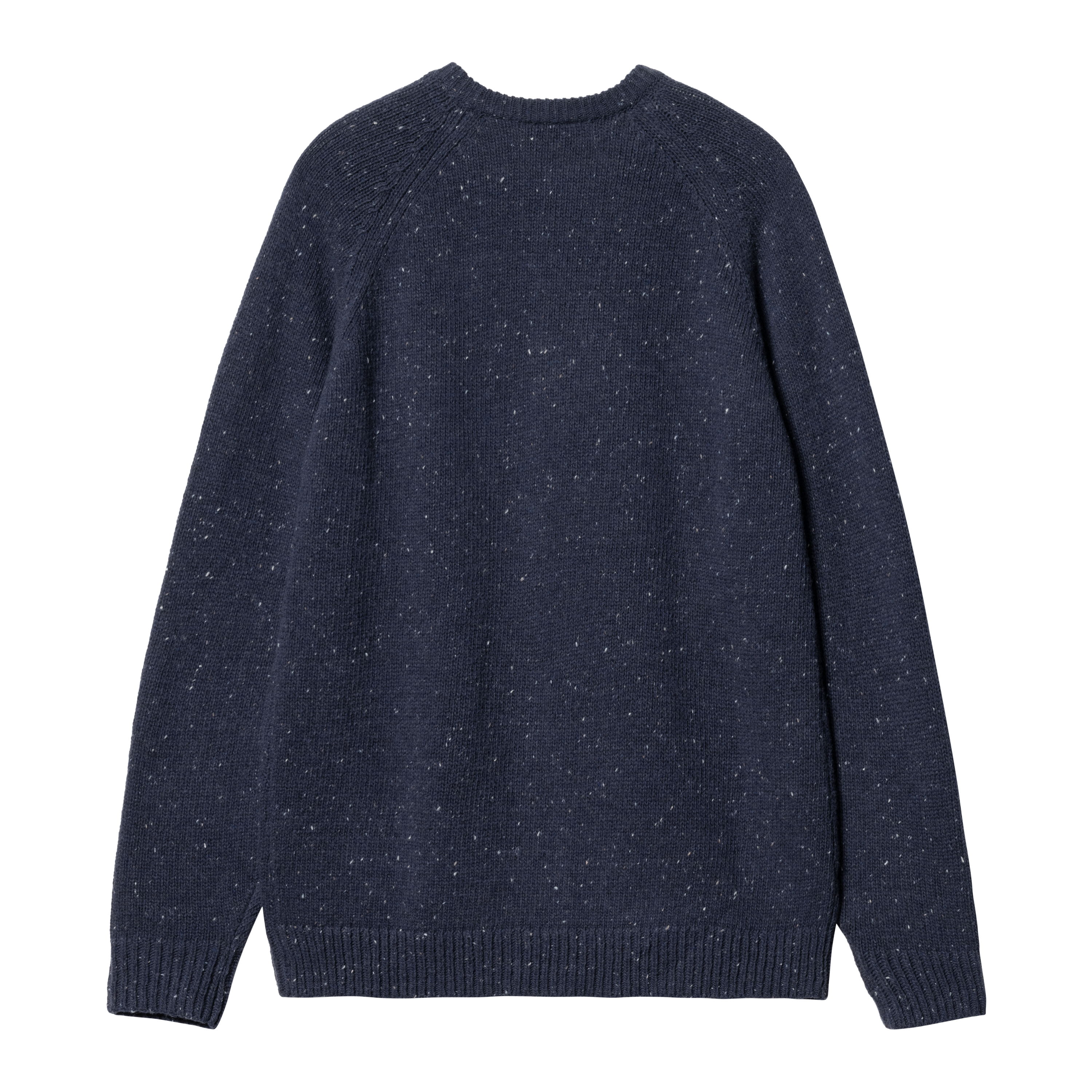 Carhartt WIP Anglistic Sweater Speckled Air Force Blue Official Online Store