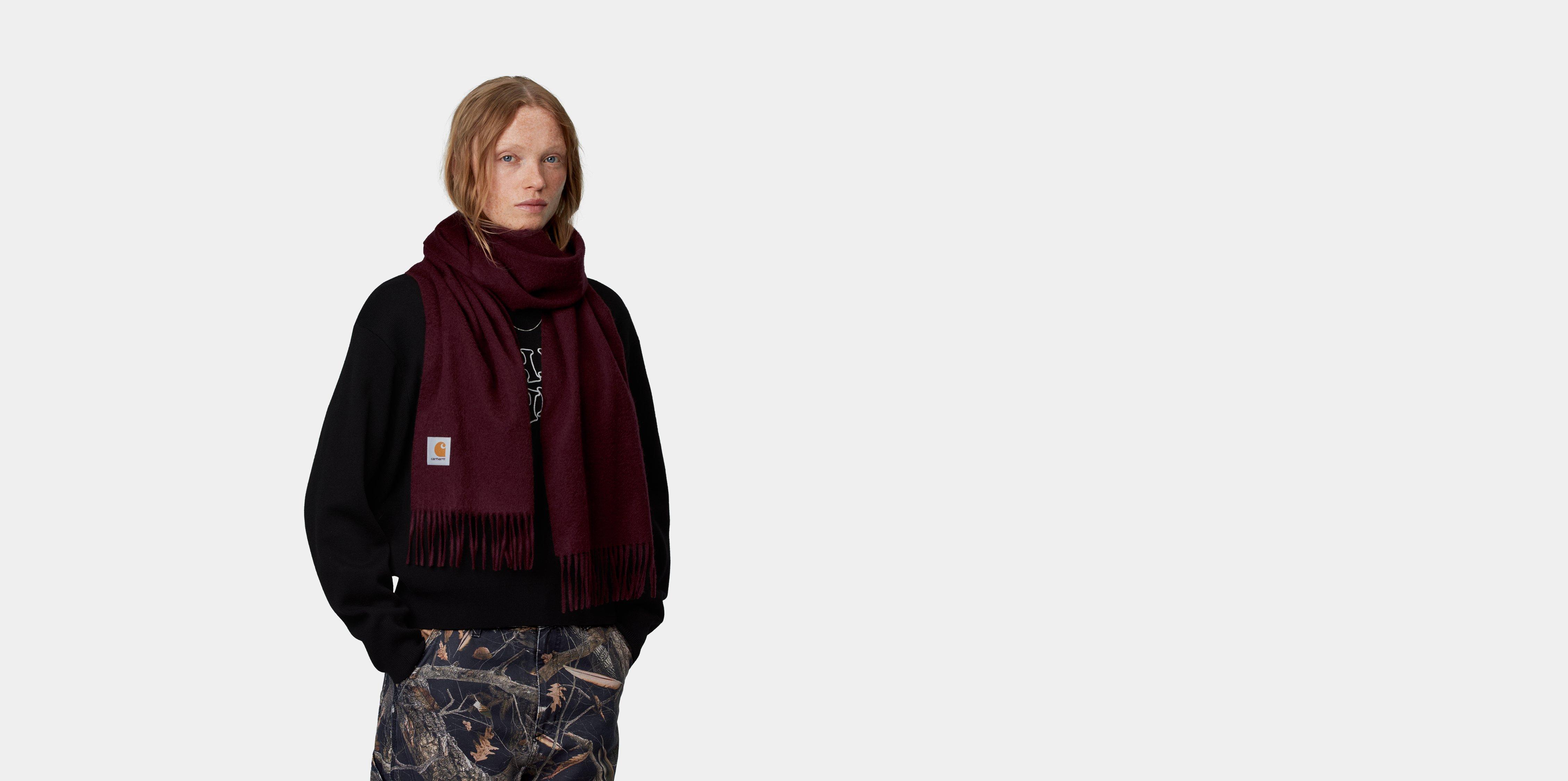 Carhartt WIP Clan Scarf Amarone | red