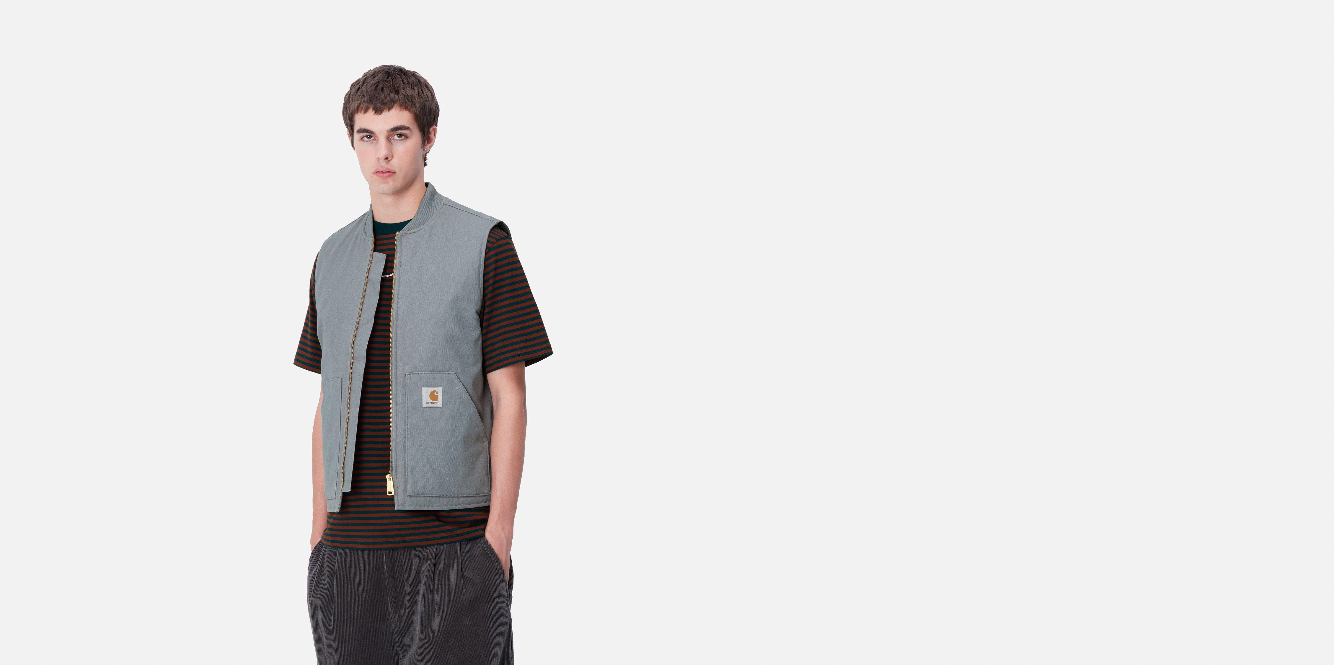 Carhartt WIP Vest Dove Grey Tienda oficial en Linea