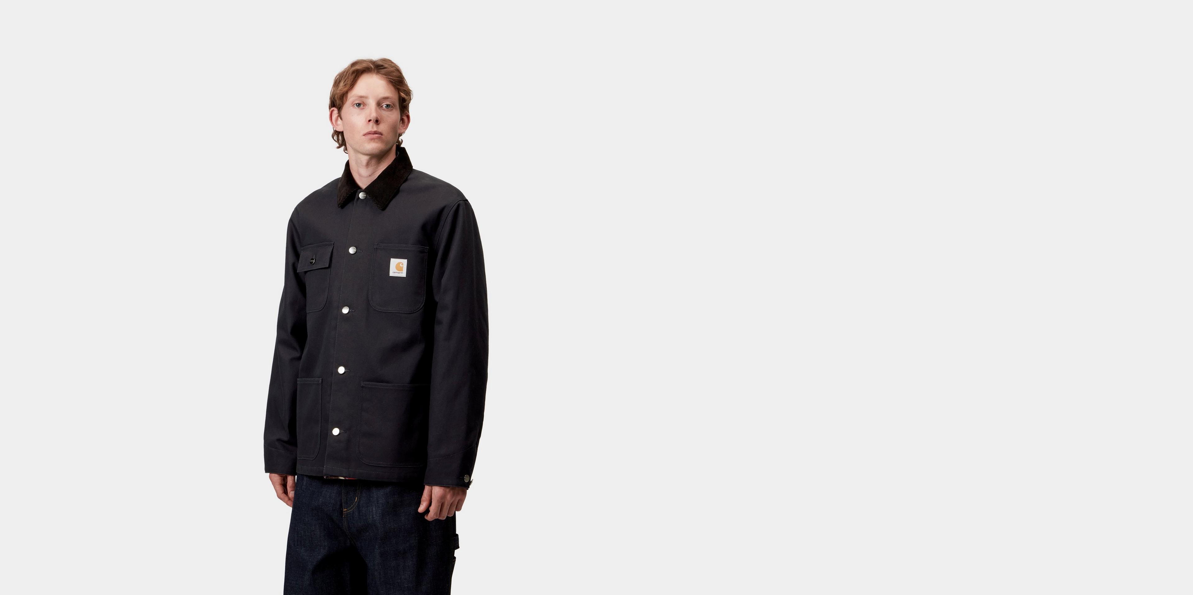 Carhartt WIP Michigan Coat (Winter), Dark Navy / Black