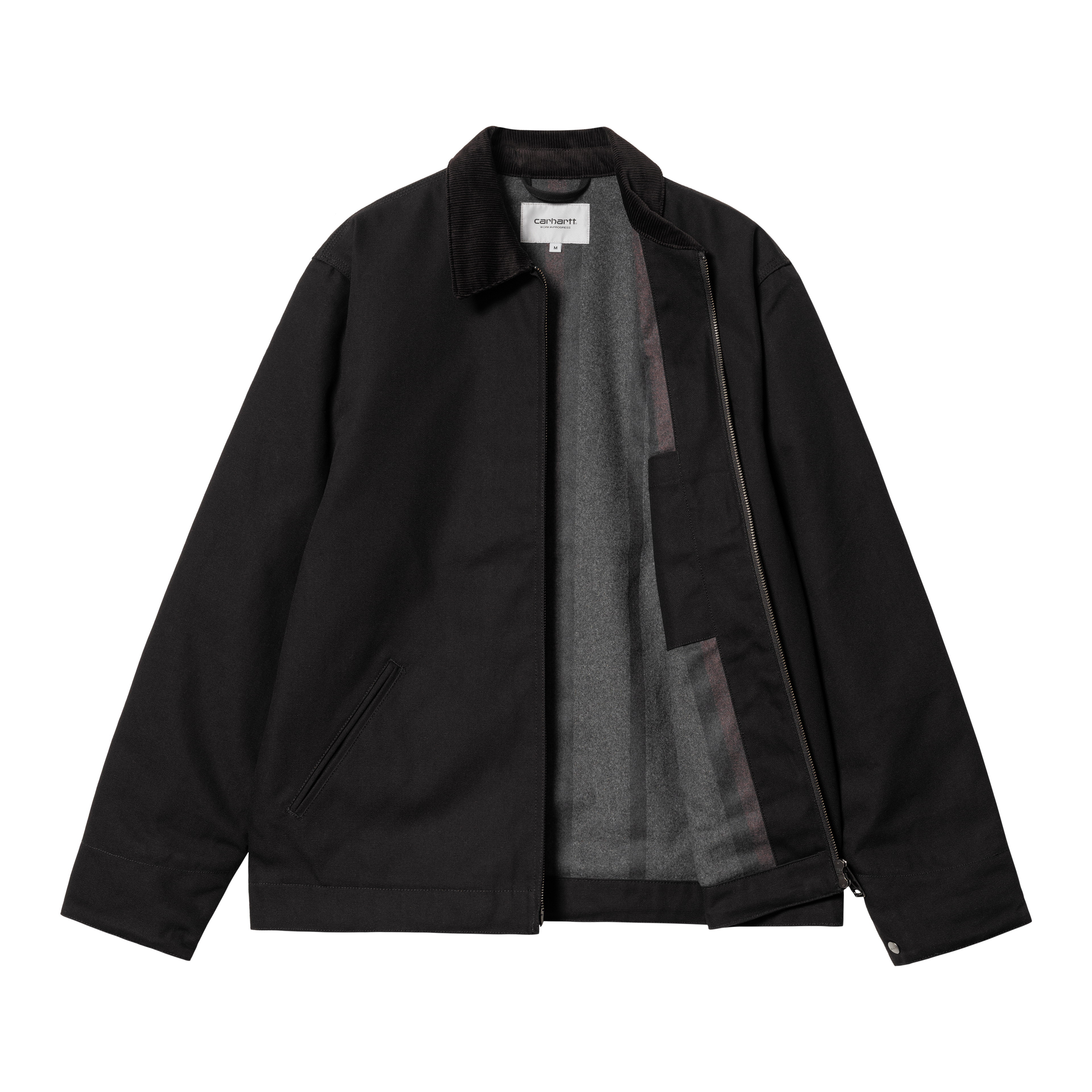 ジャケット・アウター carhartt WIP DETROIT JACKET BLACK/BLACK Carhartt WIP Detroit Jacket (Summer), Black / Black