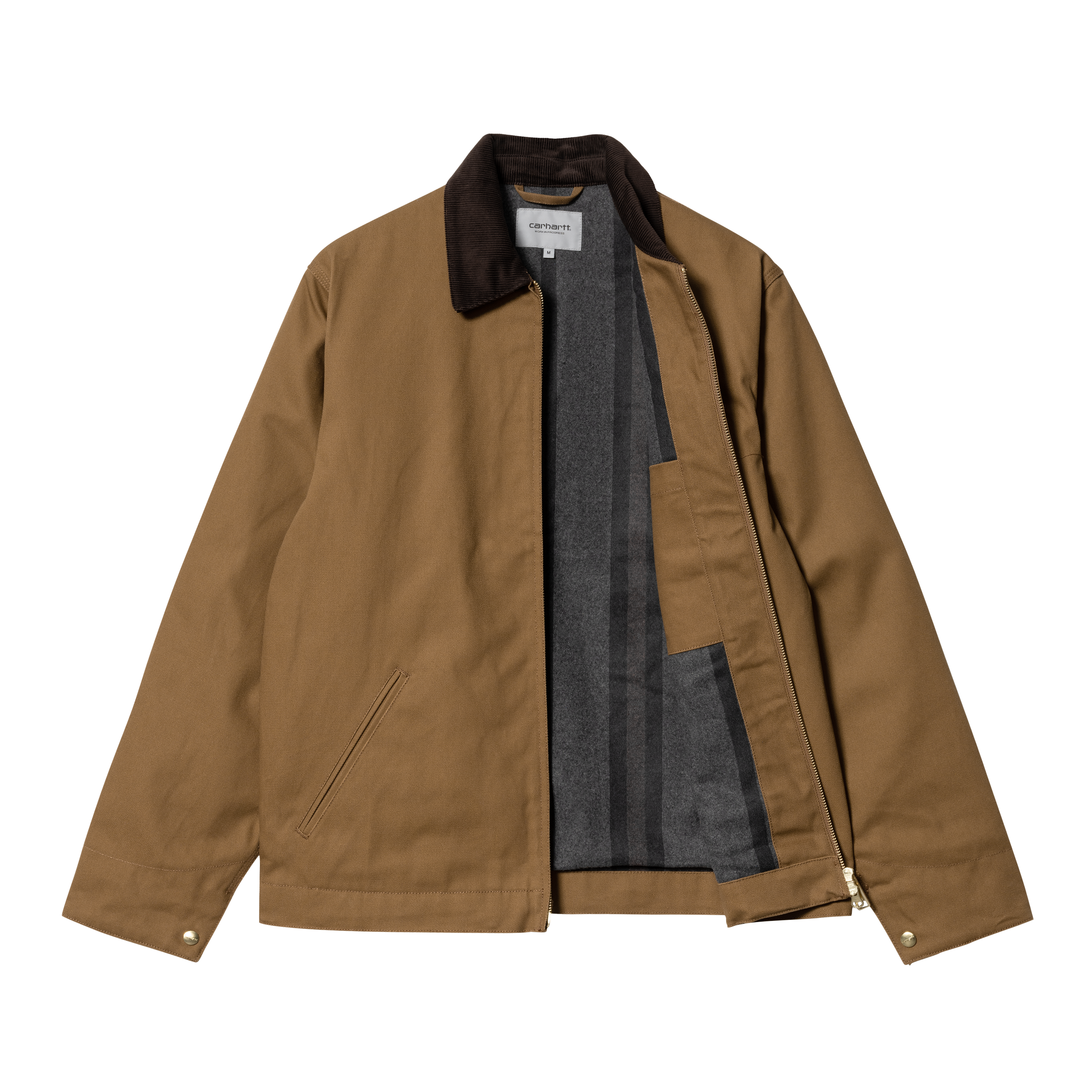 Carhartt WIP Detroit Jacket (Winter), Hamilton Brown / Tobacco