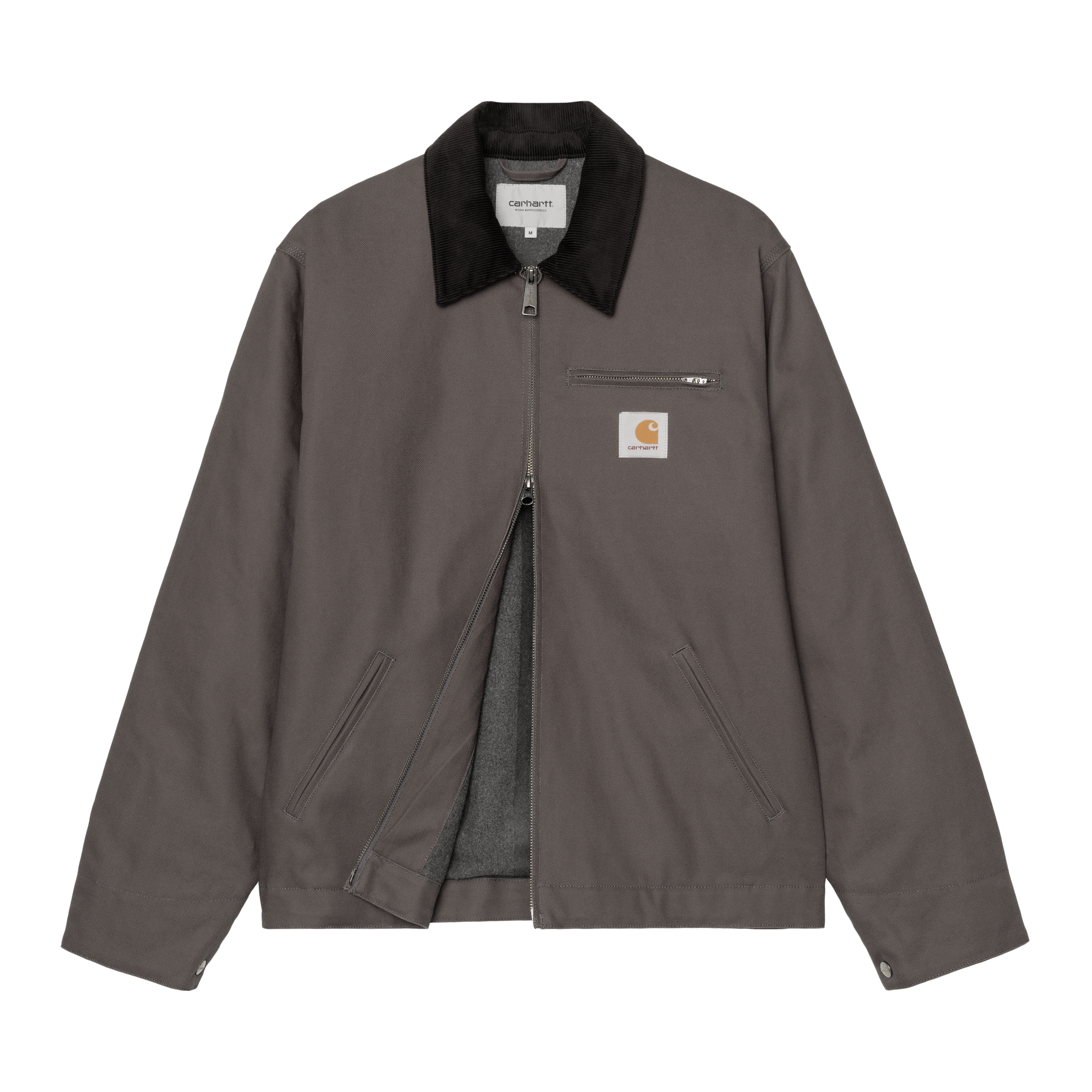 Carhartt WIP Detroit Jacket (Winter), Graphite / Black | Official