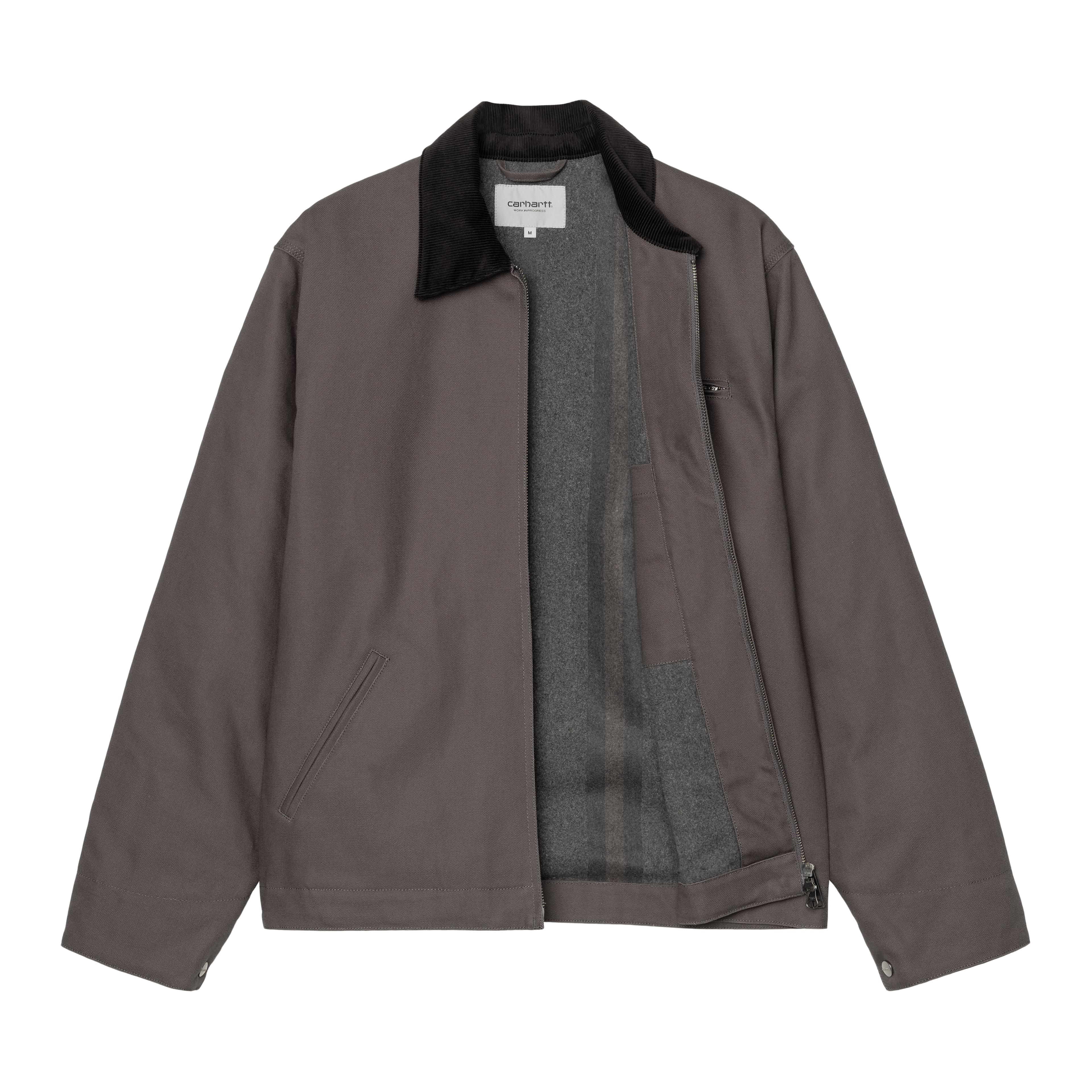 Carhartt WIP Detroit Jacket (Winter), Graphite / Black | Official