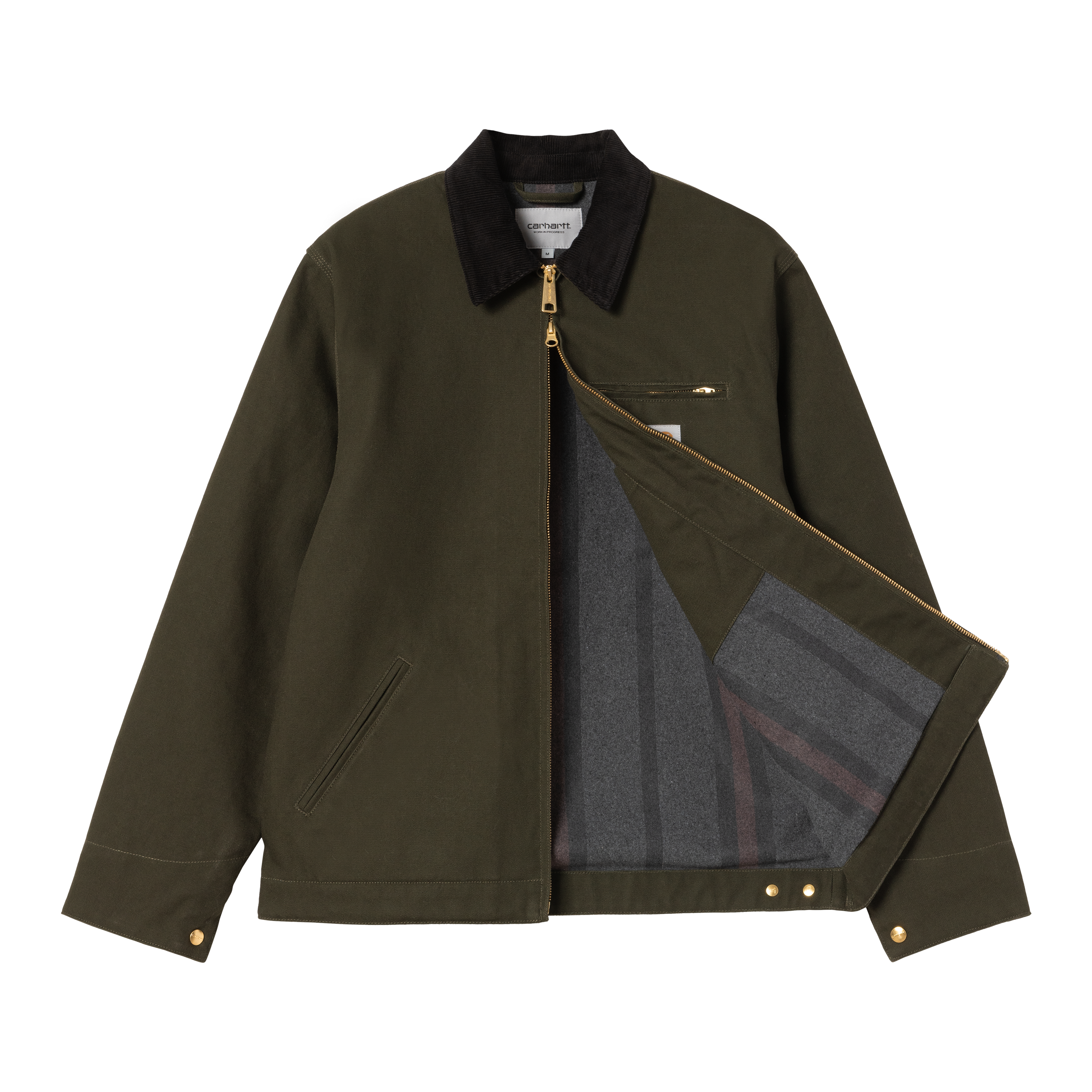Carhartt WIP Detroit Jacket (Winter), Olive / Black | Loja online