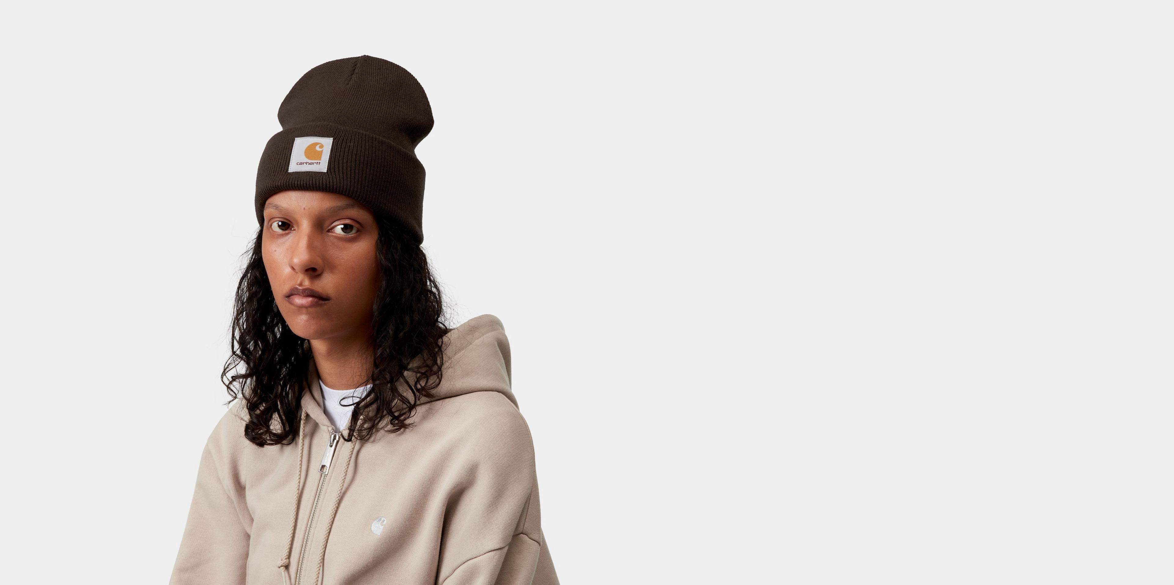 carhartt tobacco beanie Carhartt WIP Short Watch Hat, Tobacco