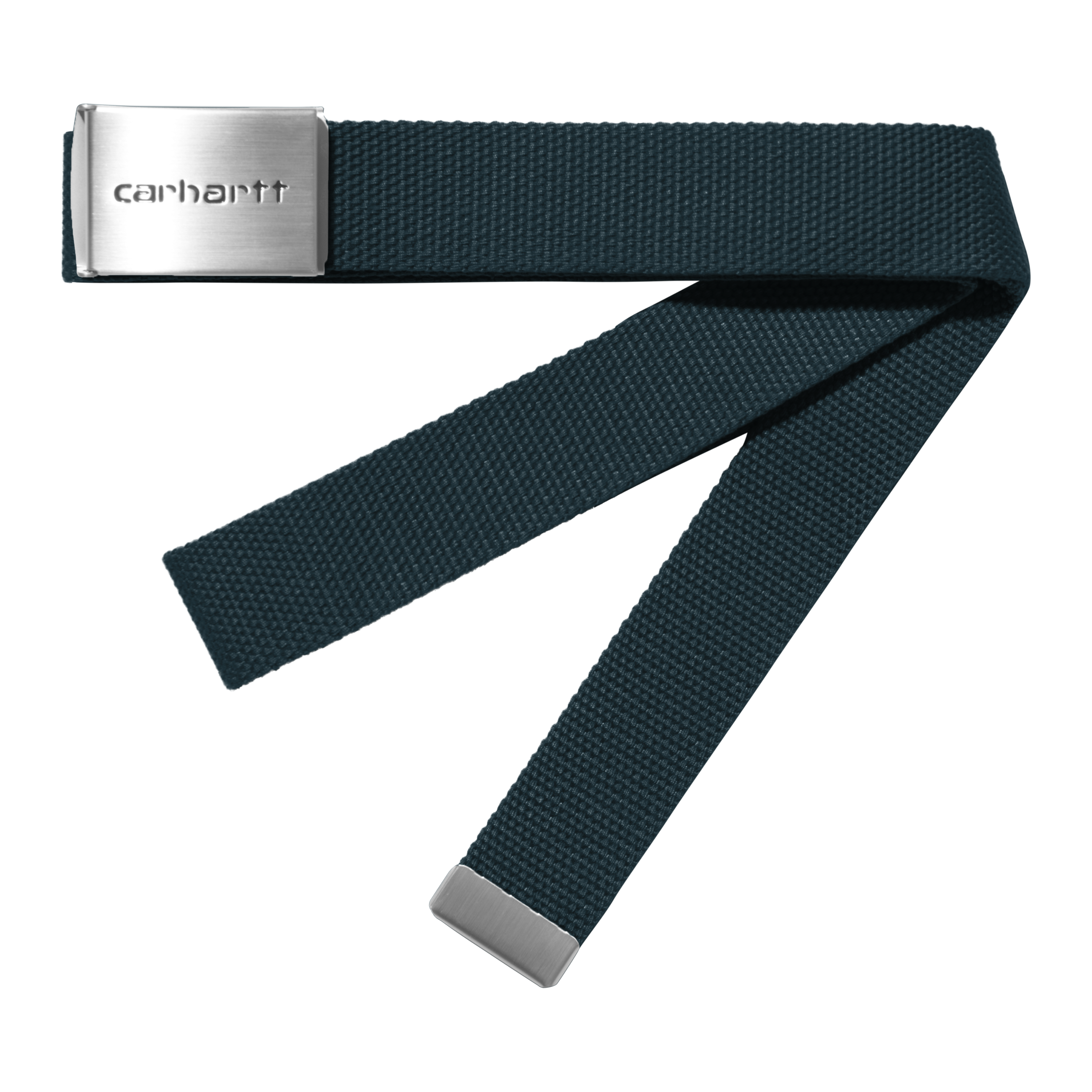Carhartt WIP Clip Belt Chrome in Green