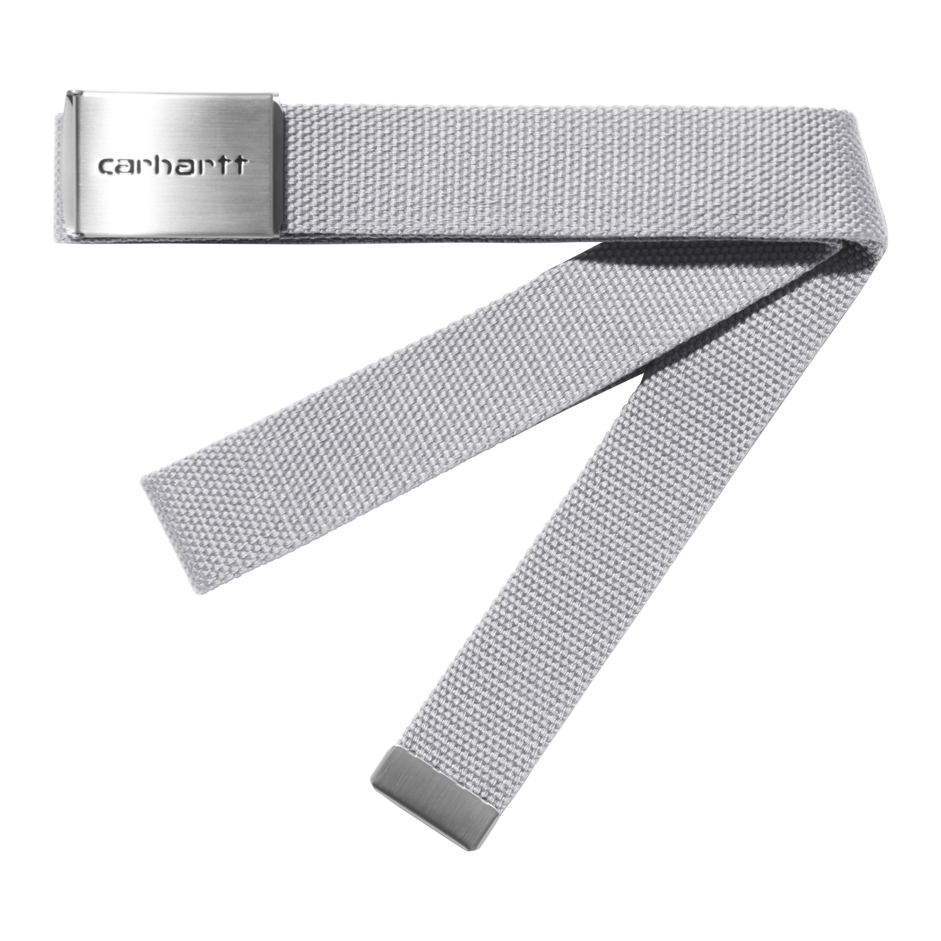 Carhartt WIP Clip Belt Chrome Gris