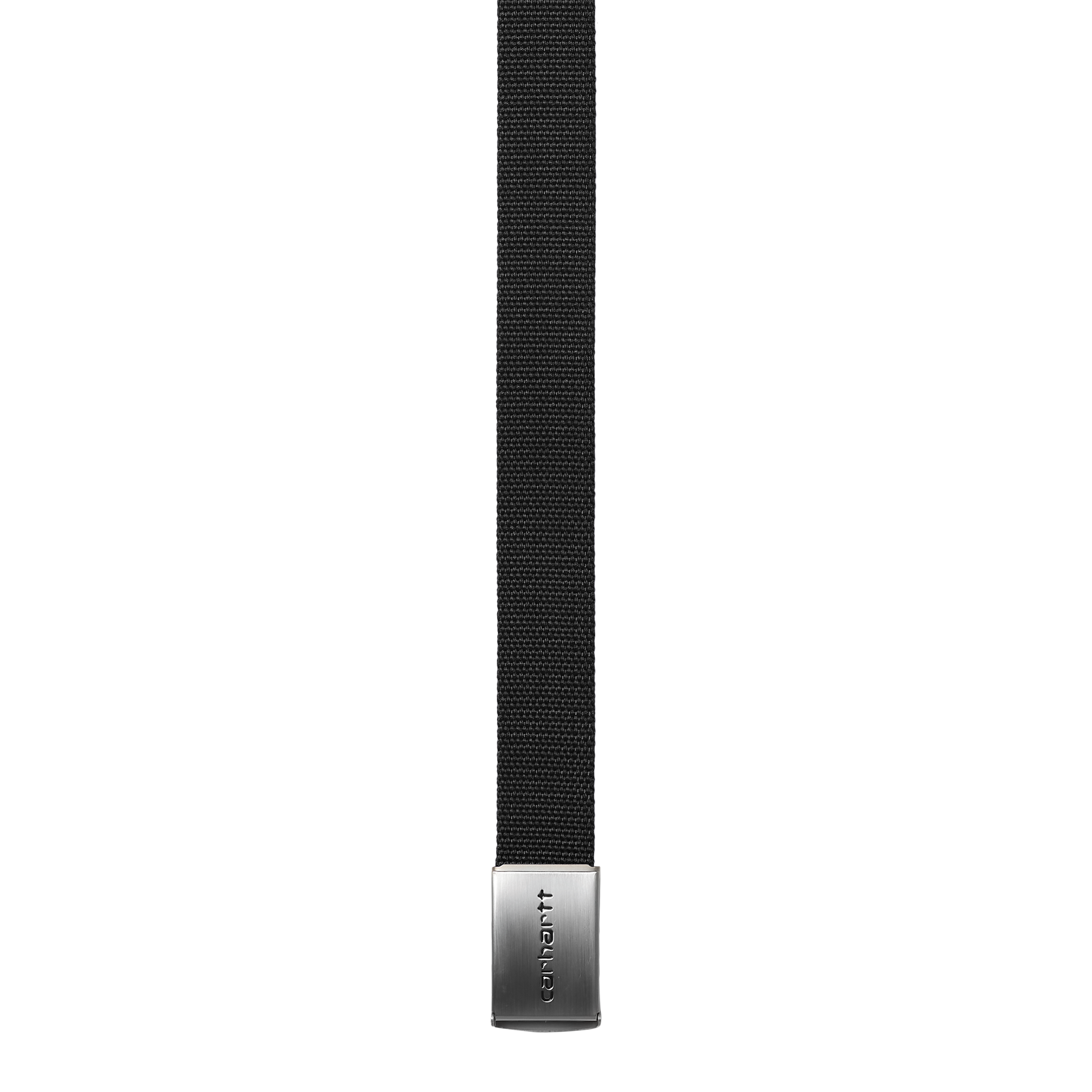 Carhartt WIP Clip Belt Chrome in Black