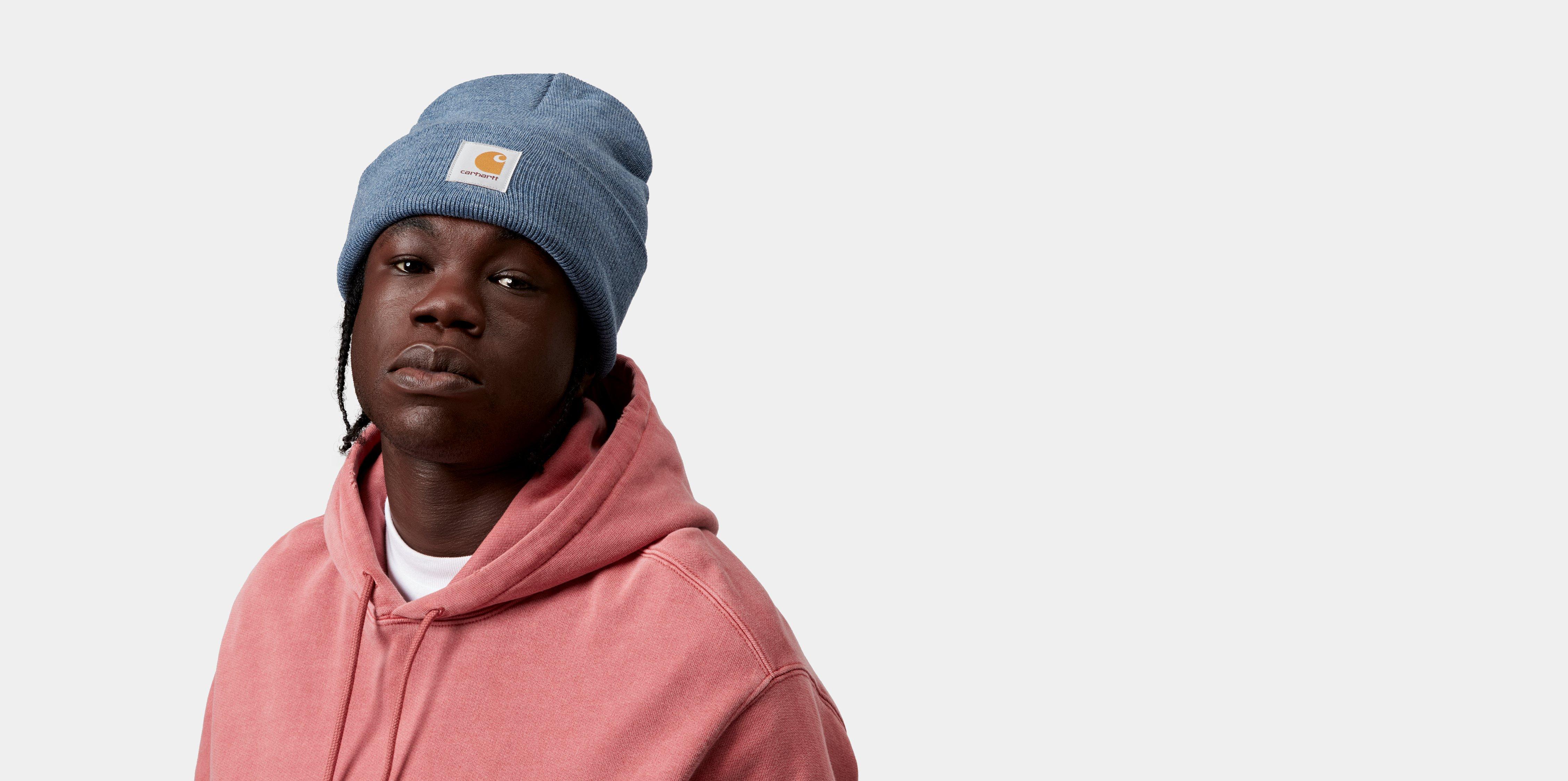 Carhartt WIP Acrylic Watch Hat Velvet Blue Heather