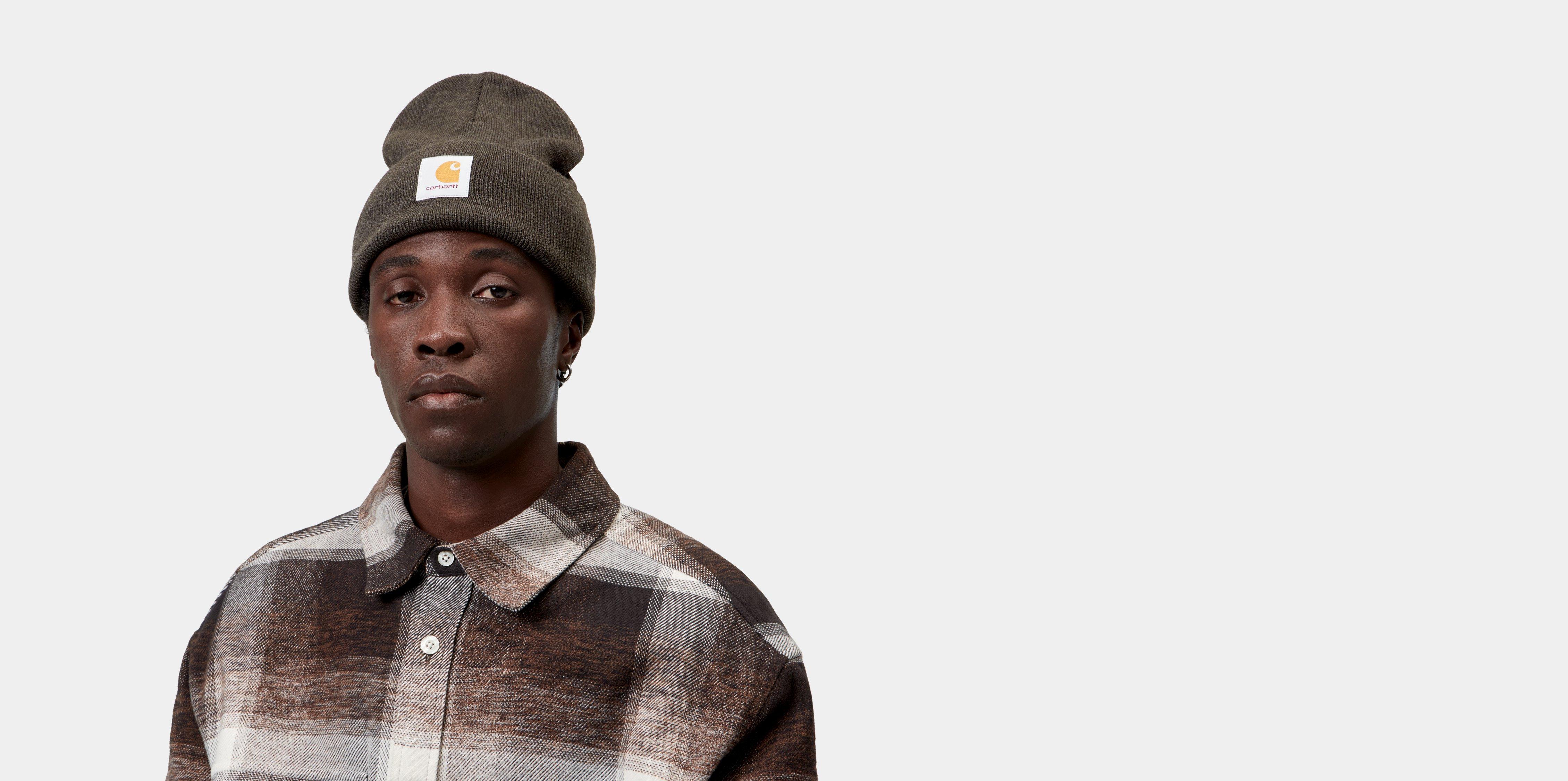 Carhartt WIP Acrylic Watch Hat Shungite Heather | black