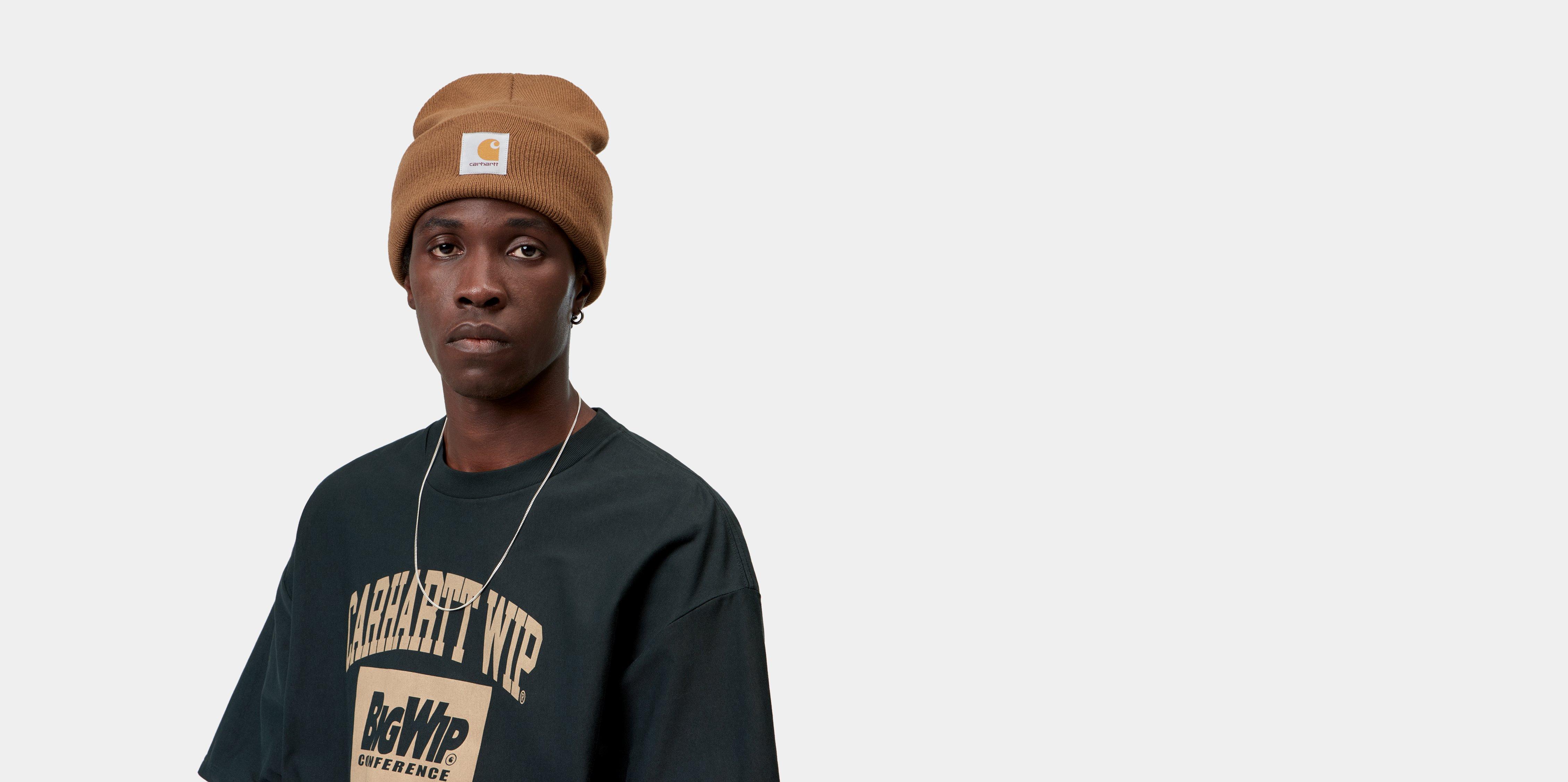 Carhartt WIP Acrylic Watch Hat WIP H Brown