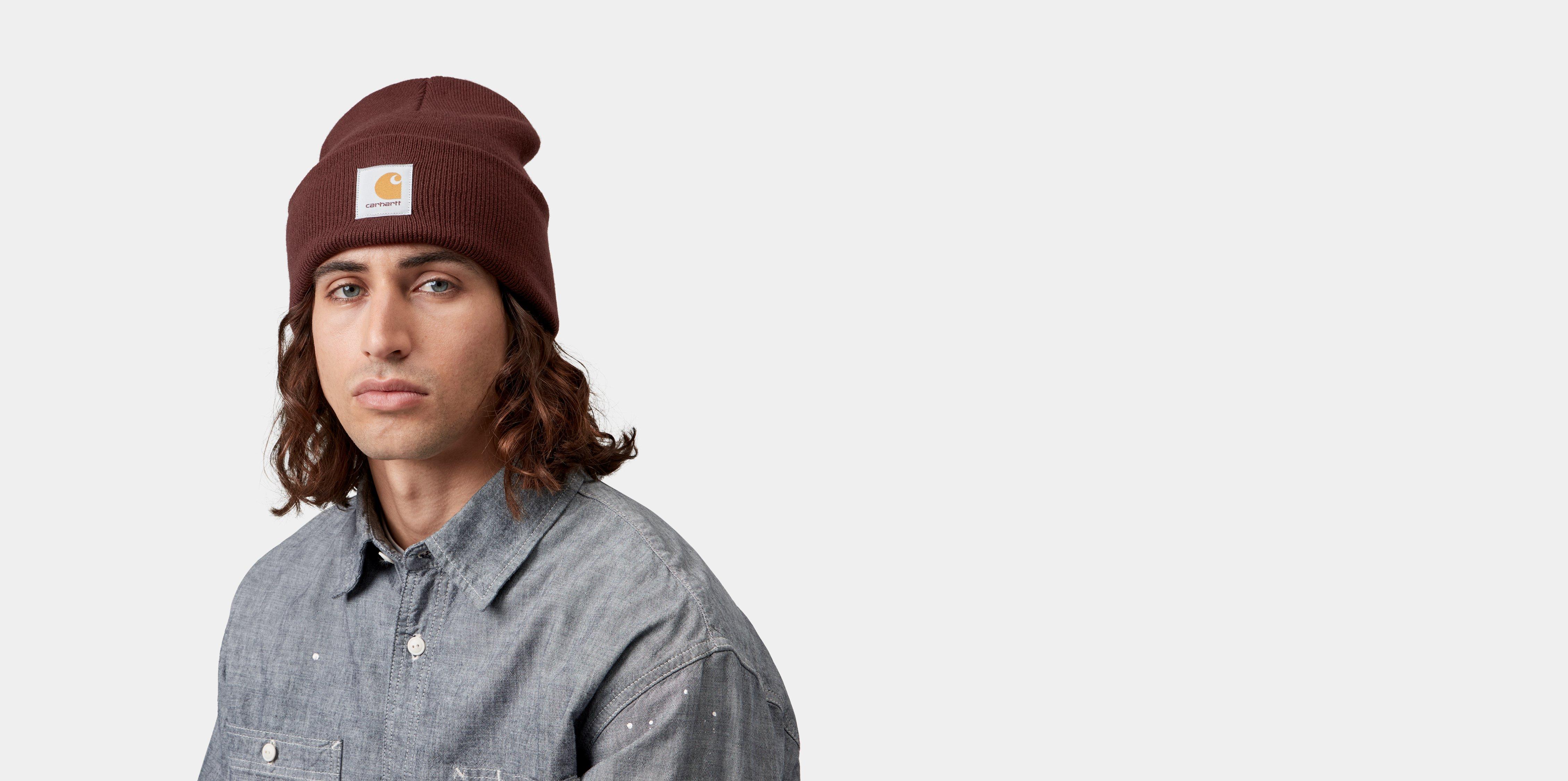 Carhartt WIP Acrylic Watch Hat Amarone | red