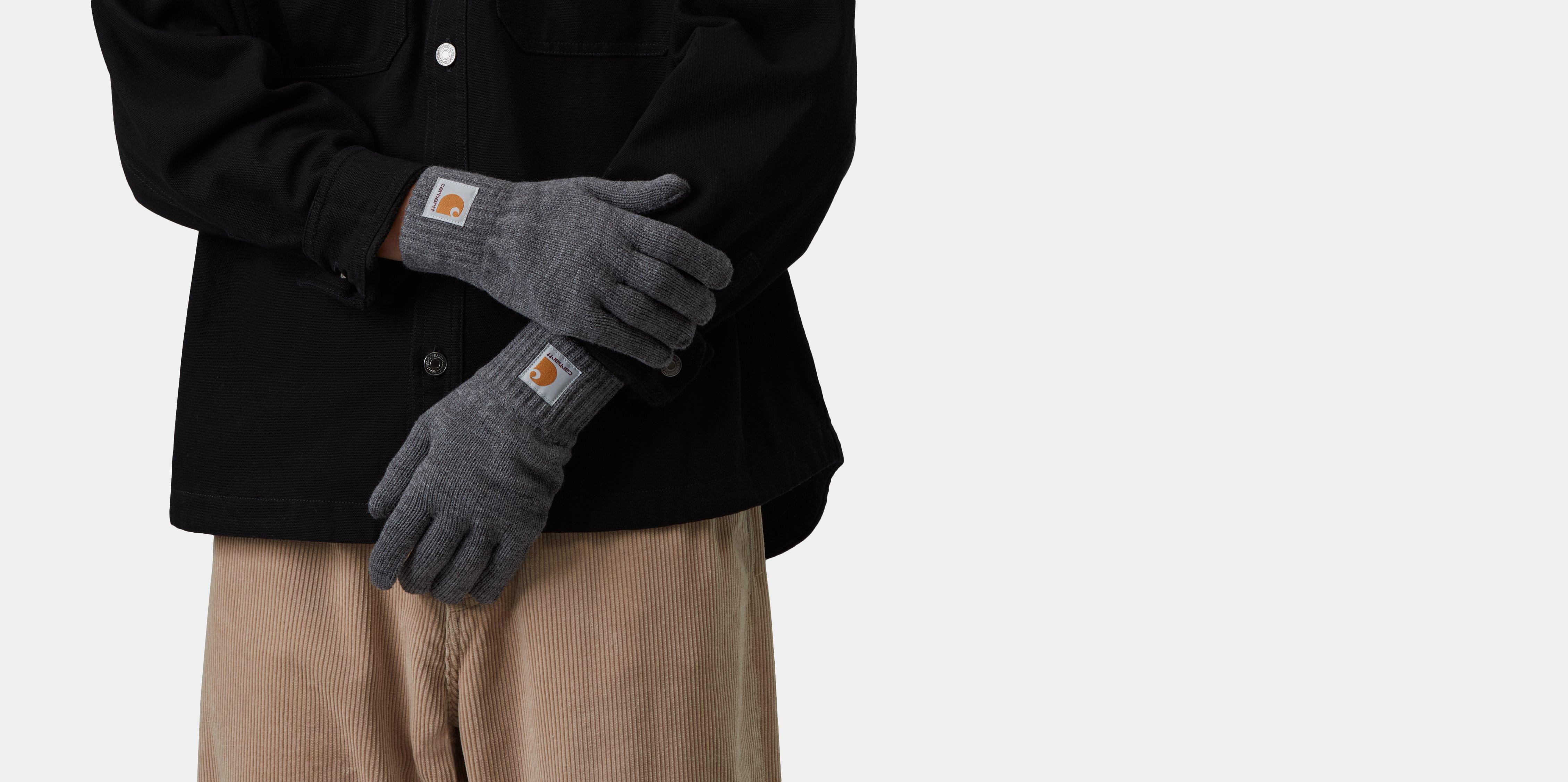 Carhartt WIP Watch Gloves, Dark Grey Heather | Official Online Store