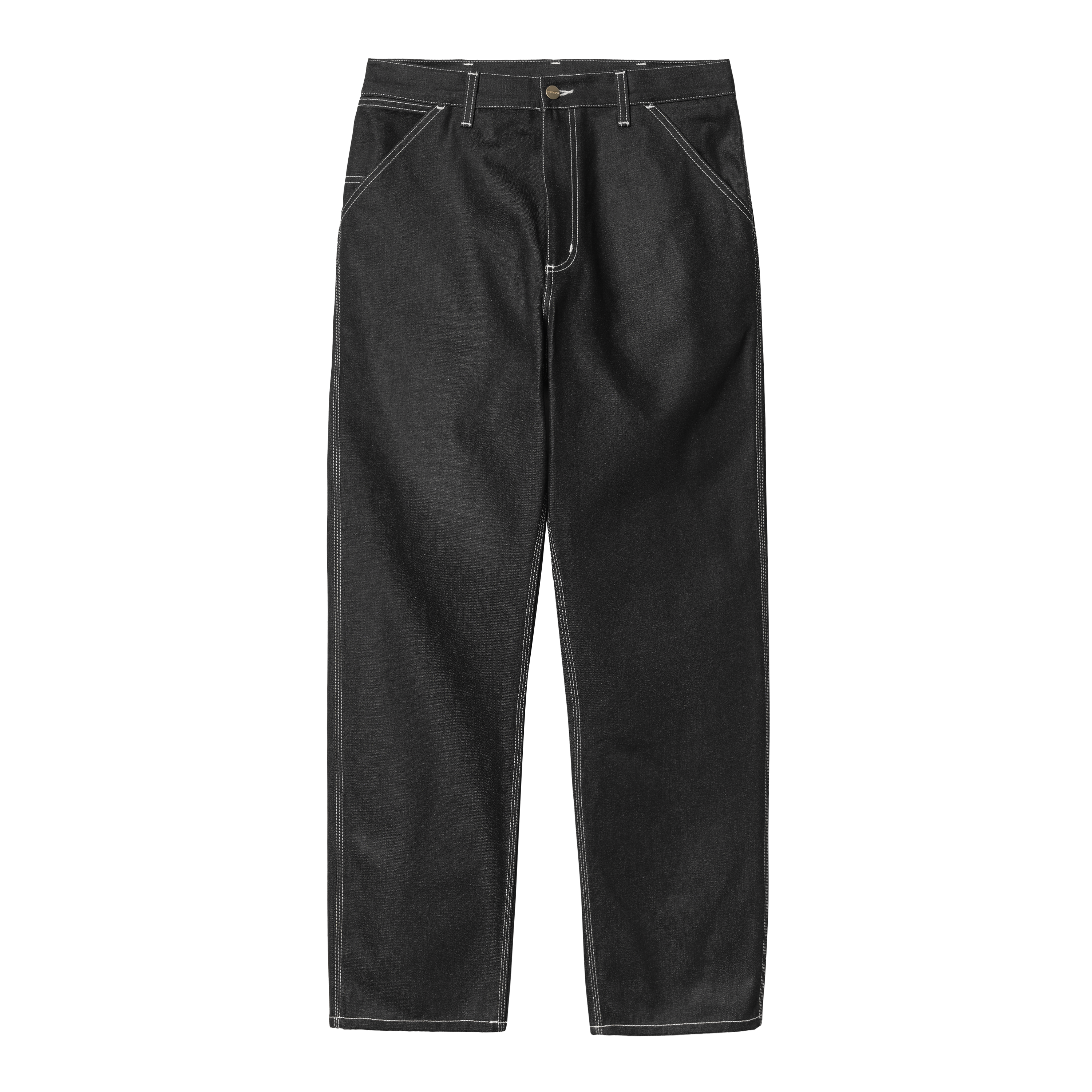 パンツ Carhartt SIMPLE PANT COTTON CANVAS 12oz Carhartt WIP Simple Pant - Denim | Black (one wash) – Page
