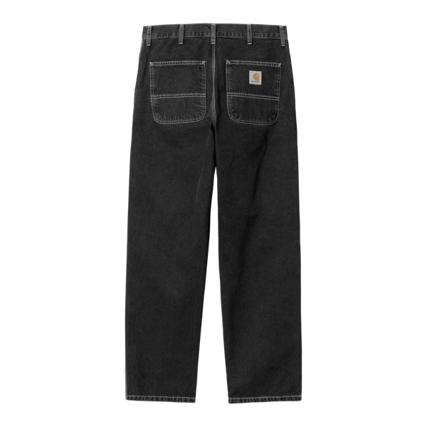 Simple Pant Black stone washed