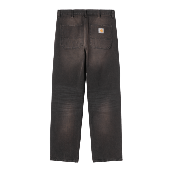 Simple Pant Black tobacco used wash