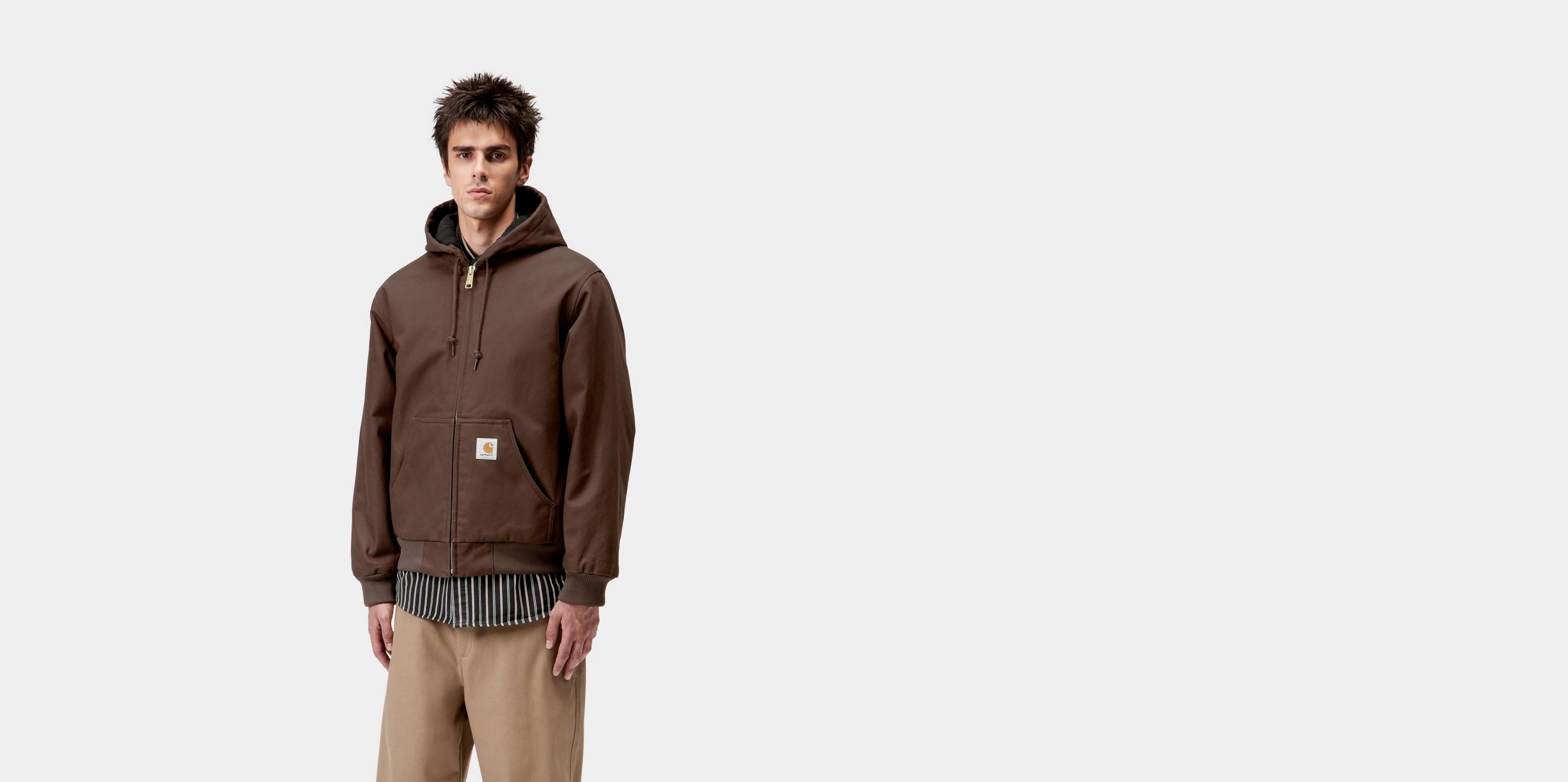Carhartt ブラウン ジャンパー Carhartt Men's XX-Large Brown Cotton Midweight Jackets/Pullovers