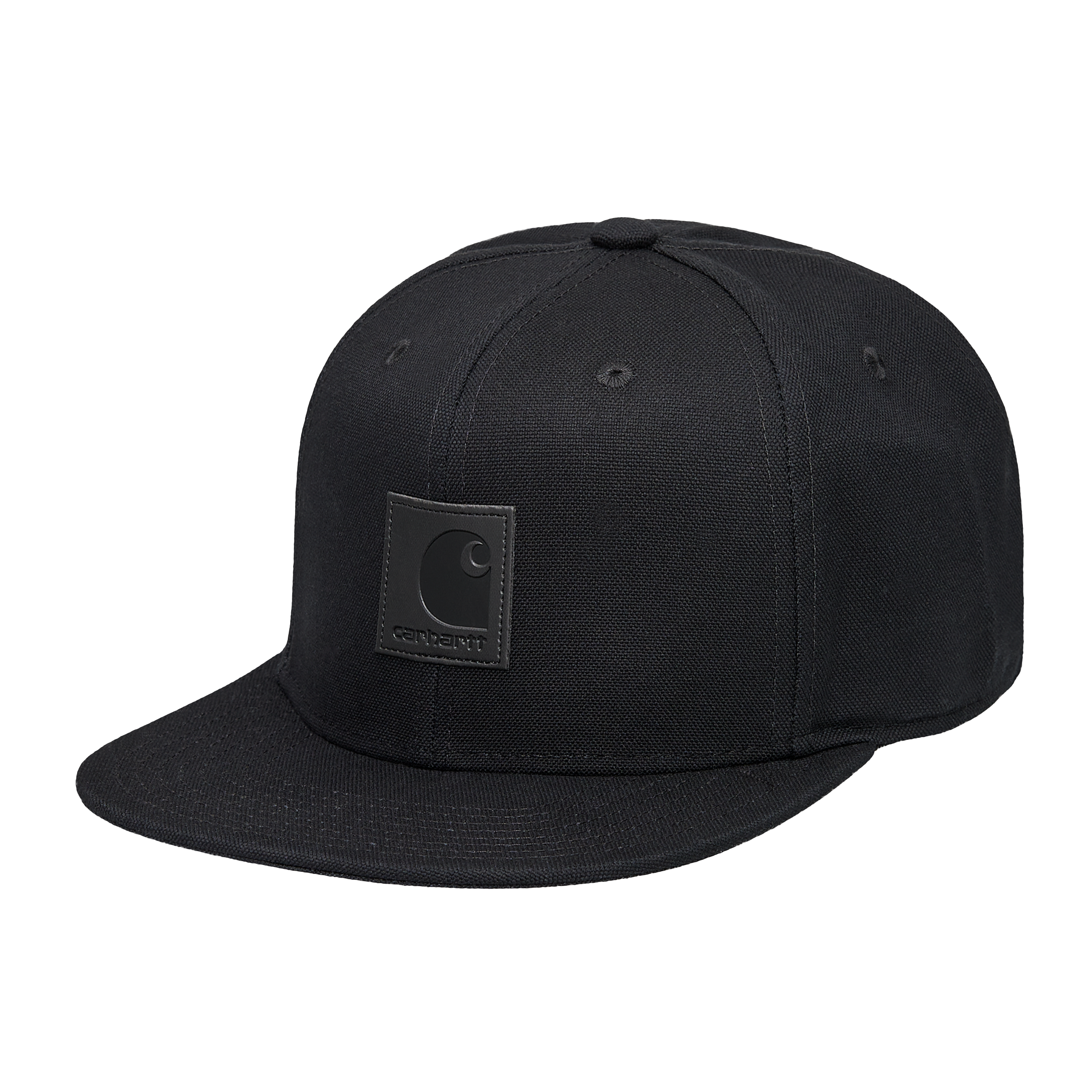 Carhartt WIP Logo Cap in Schwarz