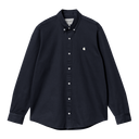 Carhartt WIP L/S Madison Shirt, Black / White | Official Online Store