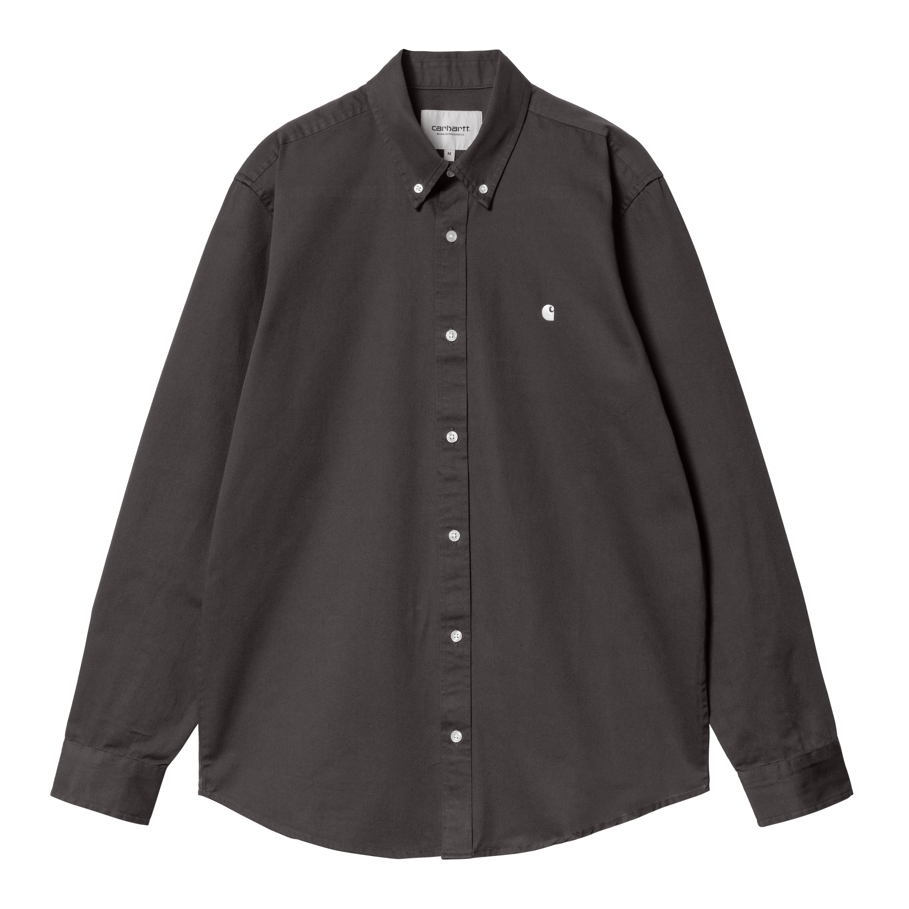 Carhartt WIP Long Sleeve Madison Shirt in Nero